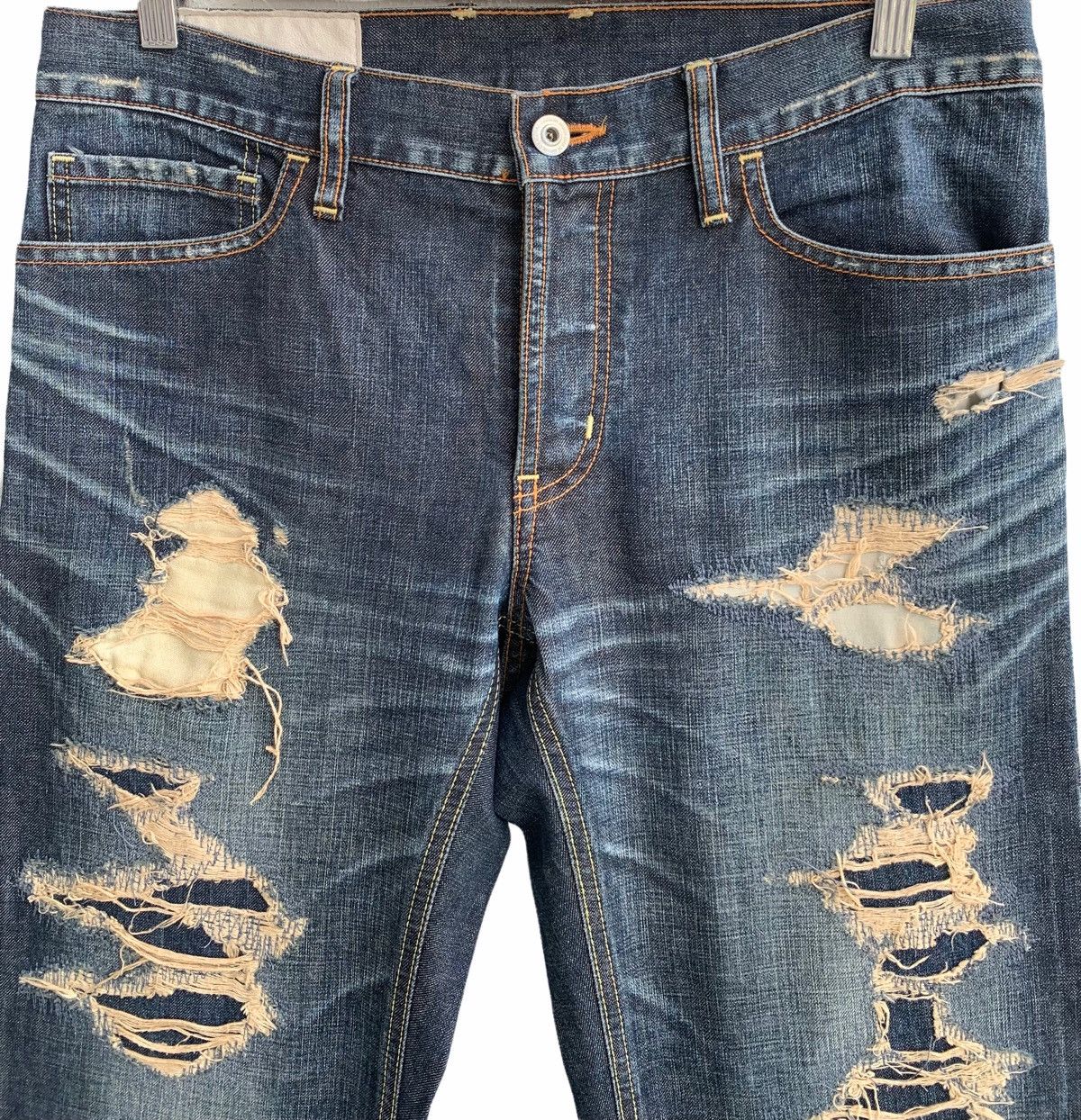 Japanese Brand Distressed Japanese Brand Denim Crushed Size US 32 / EU 48 - 4 Thumbnail