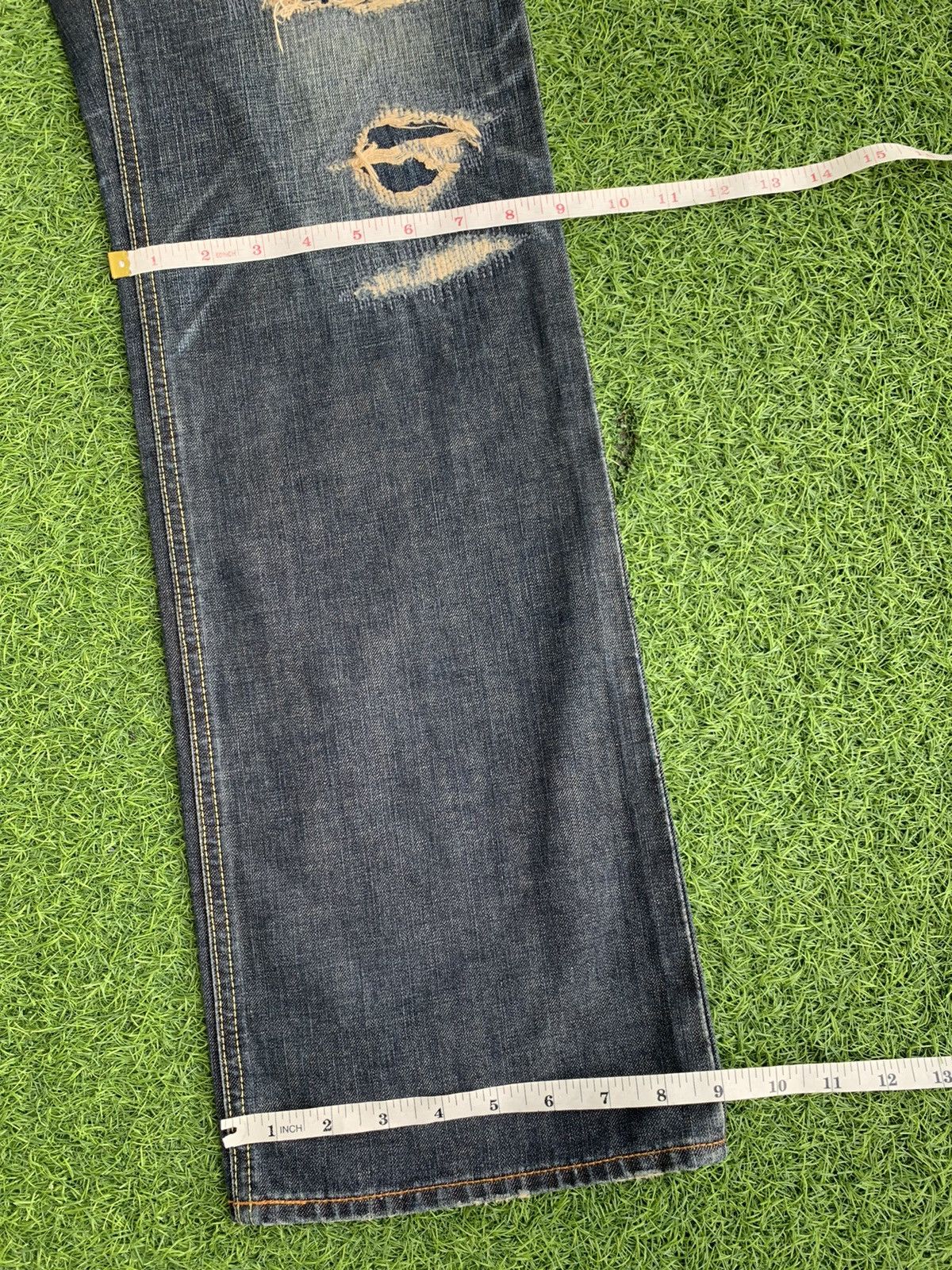 Japanese Brand Distressed Japanese Brand Denim Crushed Size US 32 / EU 48 - 19 Thumbnail