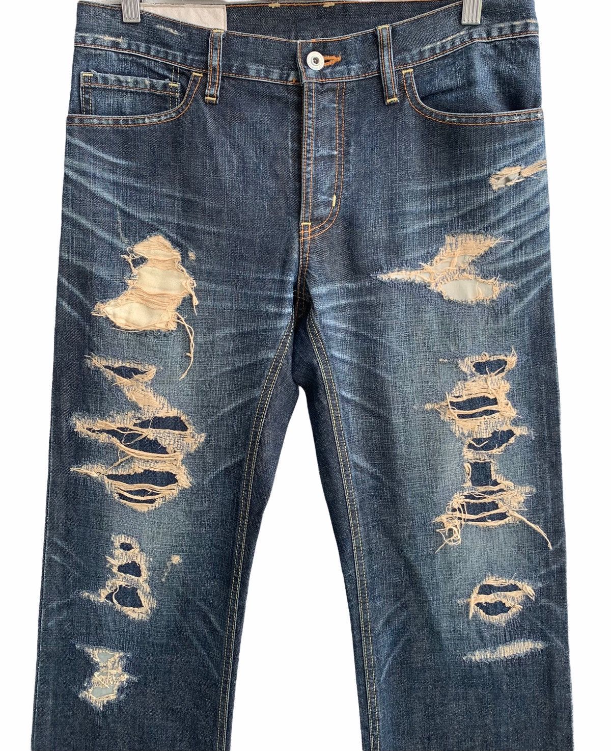 Japanese Brand Distressed Japanese Brand Denim Crushed Size US 32 / EU 48 - 5 Thumbnail