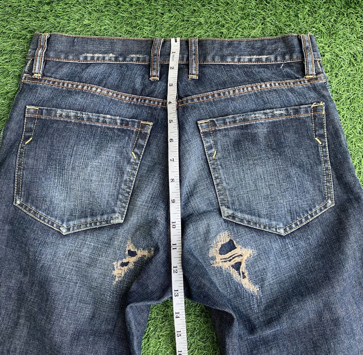 Japanese Brand Distressed Japanese Brand Denim Crushed Size US 32 / EU 48 - 17 Thumbnail