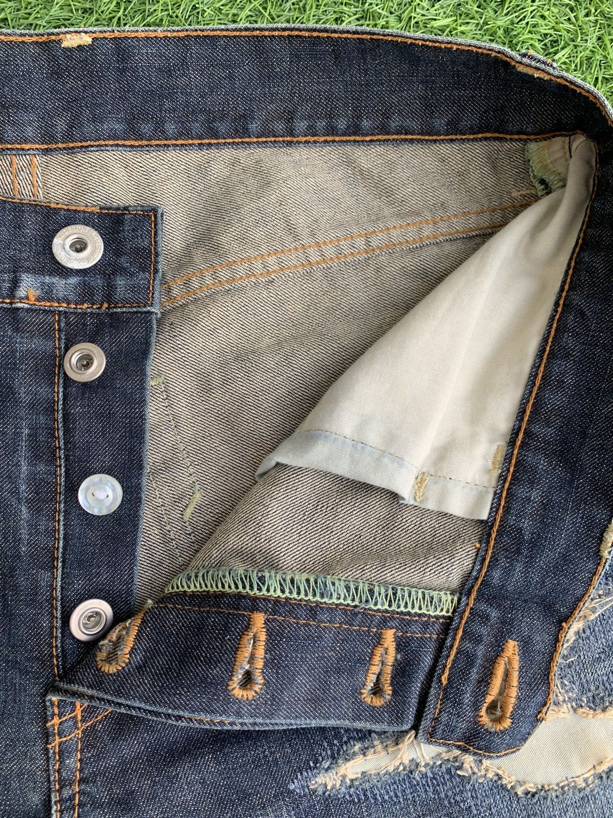 Japanese Brand Distressed Japanese Brand Denim Crushed Size US 32 / EU 48 - 14 Thumbnail