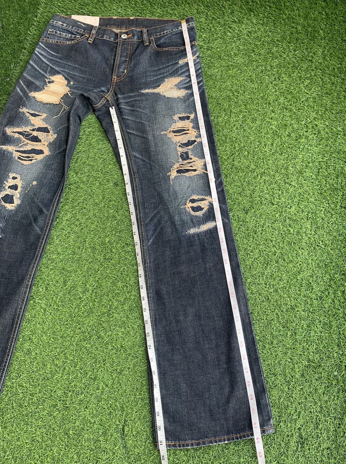 Japanese Brand Distressed Japanese Brand Denim Crushed Size US 32 / EU 48 - 18 Thumbnail