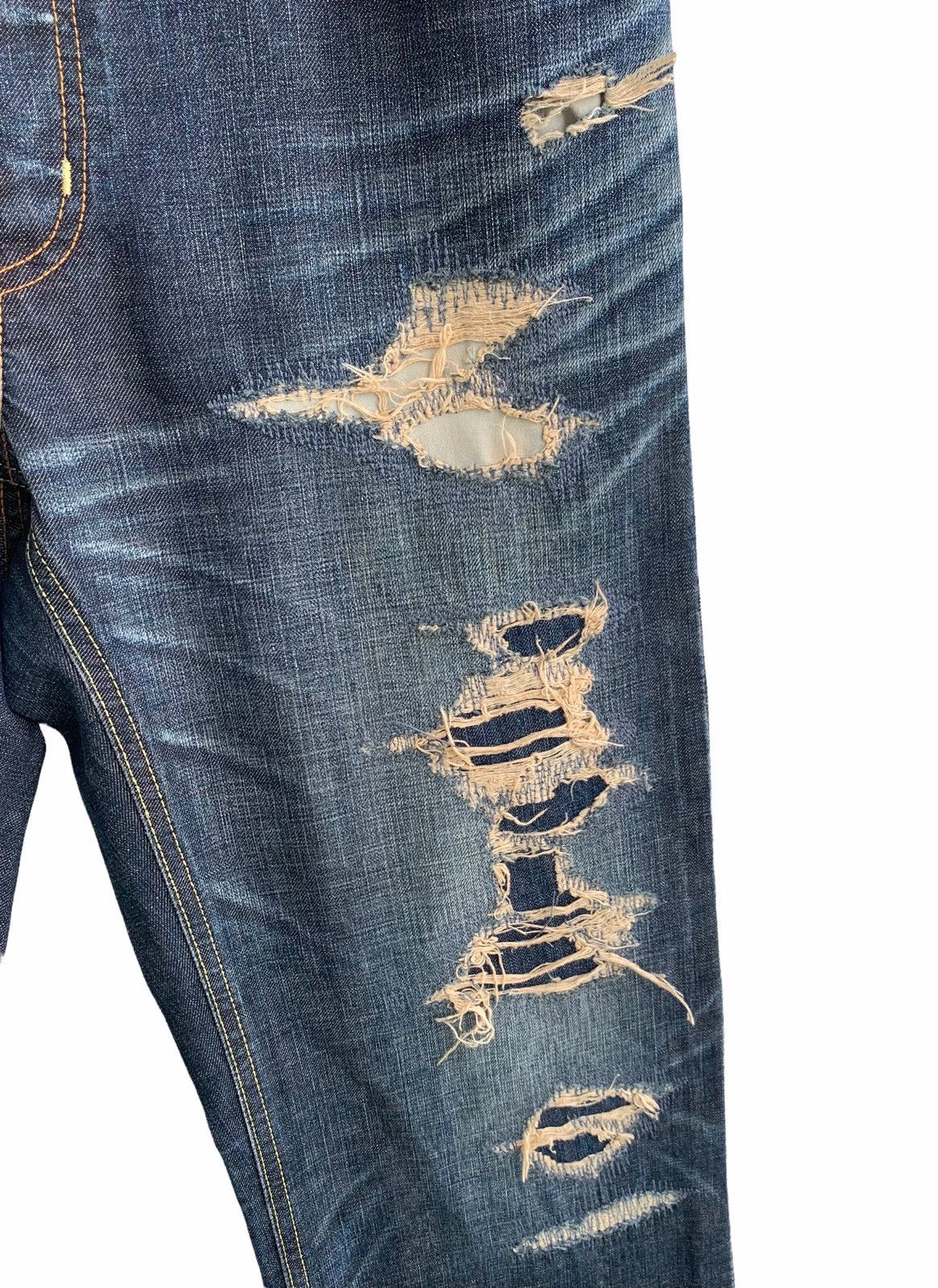 Japanese Brand Distressed Japanese Brand Denim Crushed Size US 32 / EU 48 - 9 Thumbnail