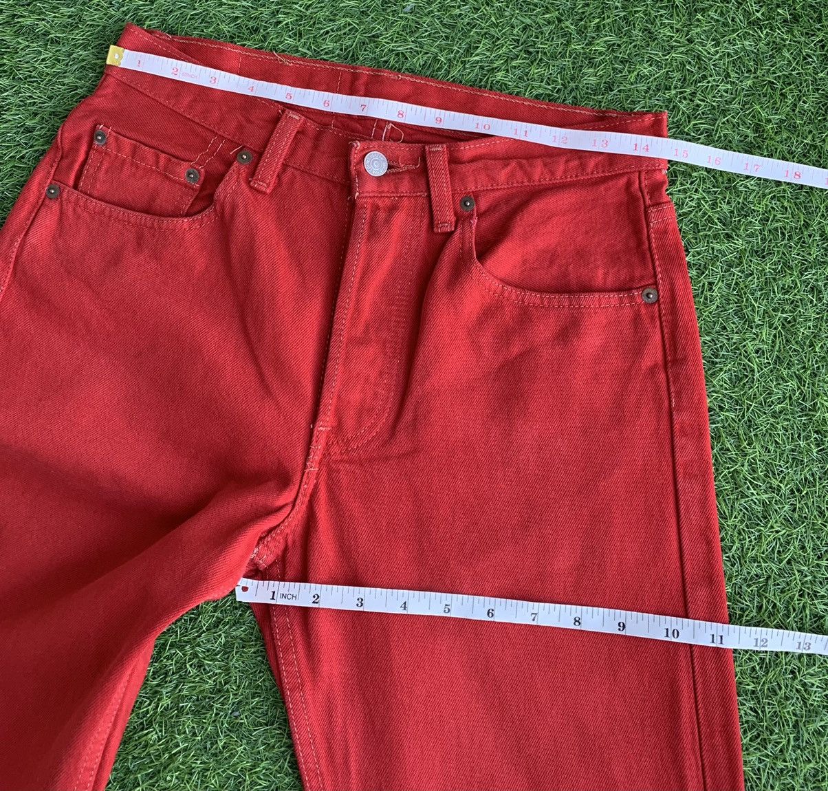 Levi's Vintage Levis 501 Red Jeans Size US 29 - 13 Thumbnail