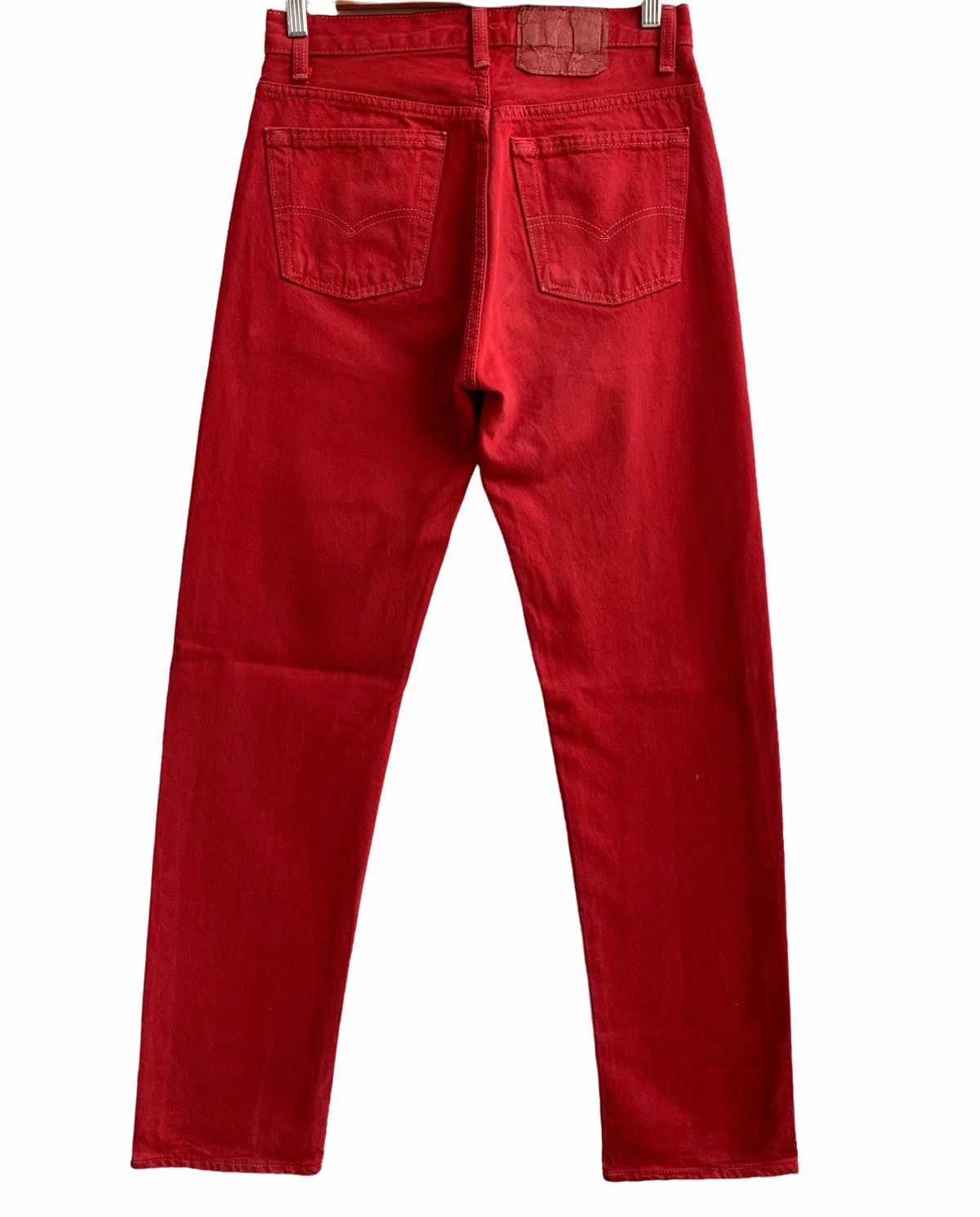 Levi's Vintage Levis 501 Red Jeans Size US 29 - 2 Thumbnail