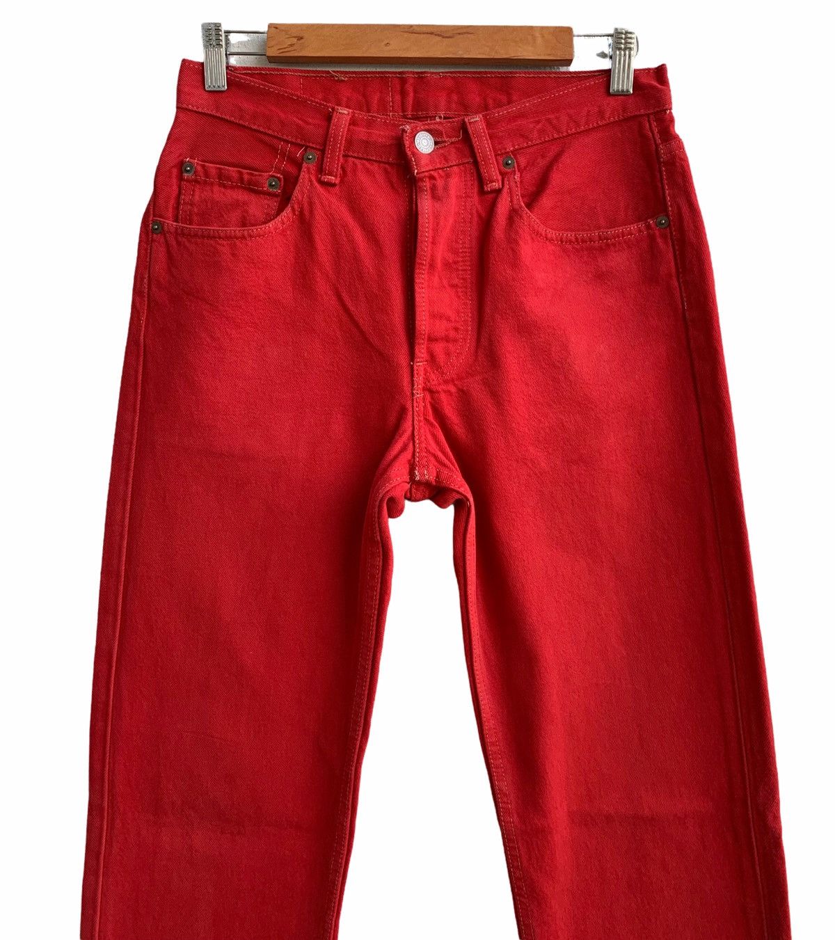 Levi's Vintage Levis 501 Red Jeans Size US 29 - 4 Thumbnail