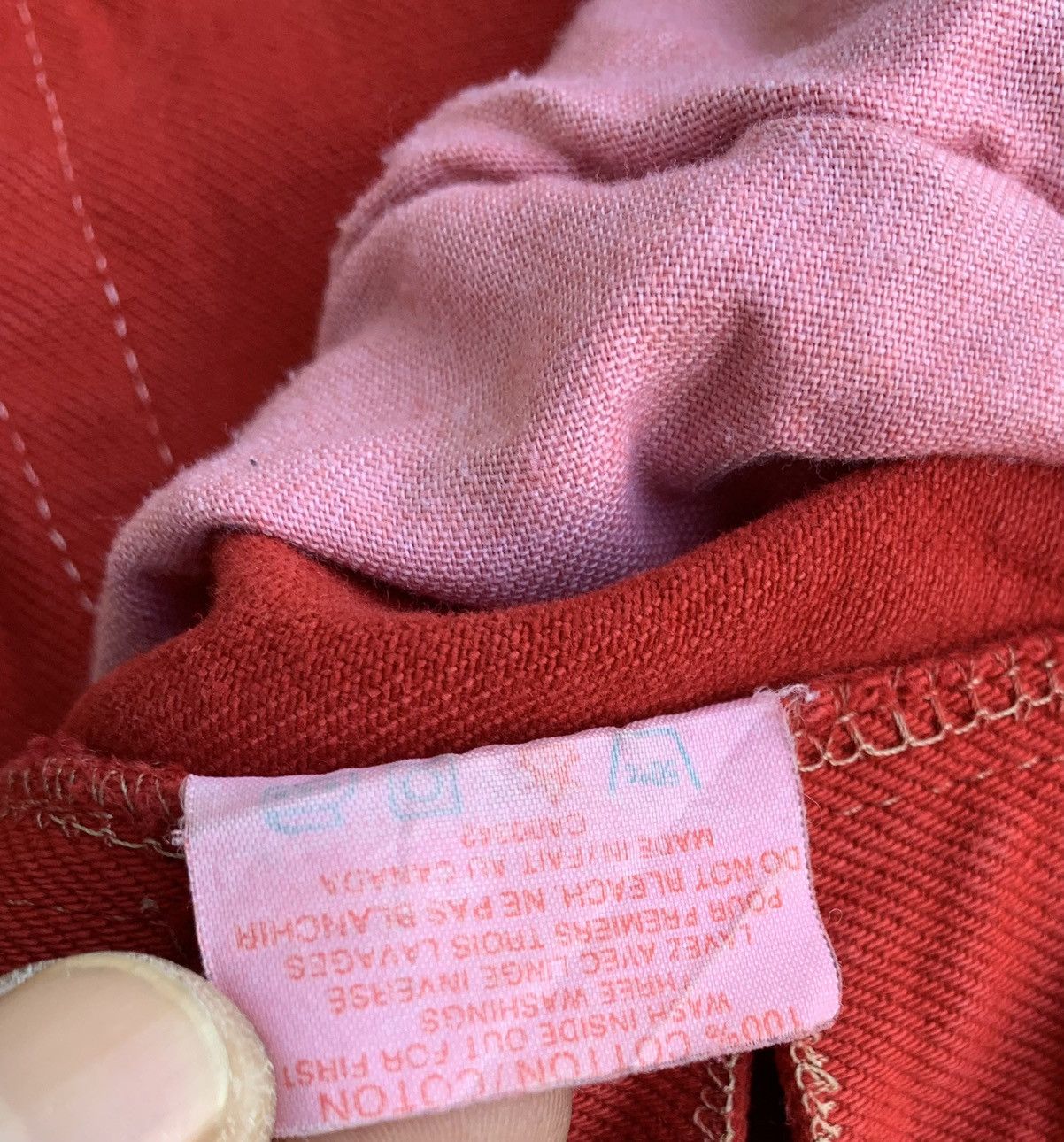 Levi's Vintage Levis 501 Red Jeans Size US 29 - 9 Thumbnail