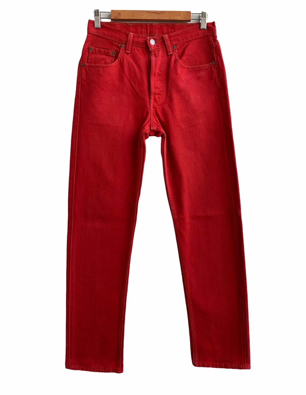 Levi's Vintage Levis 501 Red Jeans Size US 29 - 1 Thumbnail