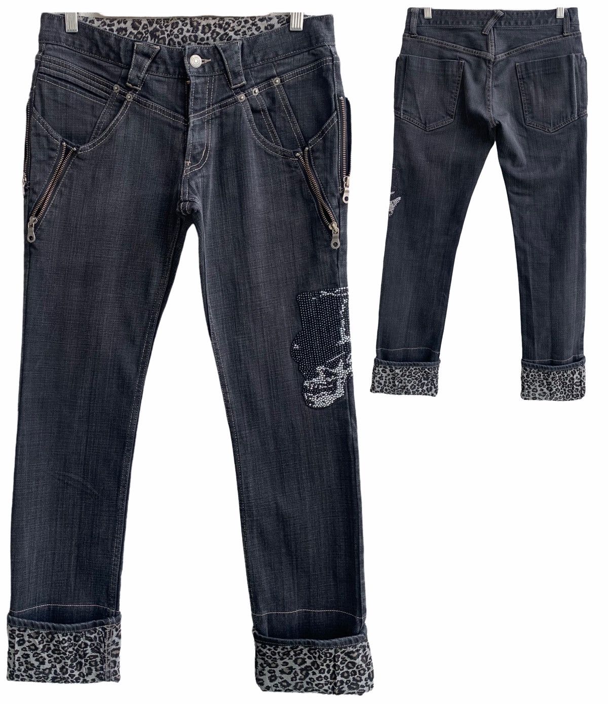 Japanese Brand Japanese Brand PPFM Leopard Denim Size US 29 - 1 Thumbnail