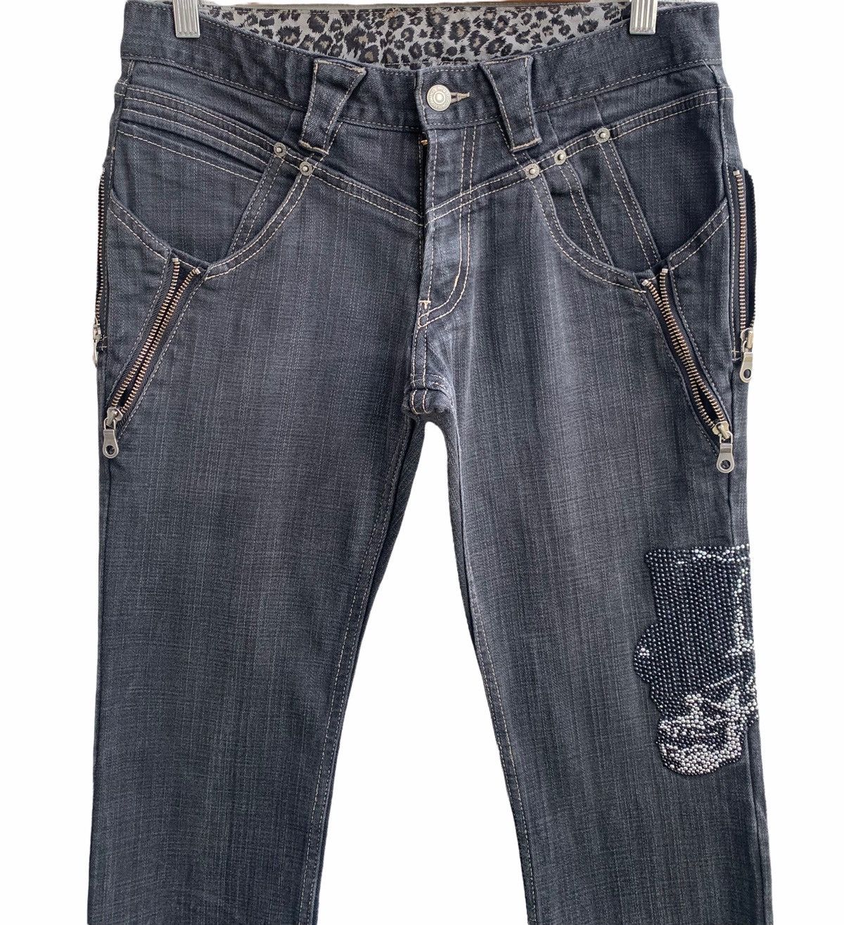 Japanese Brand Japanese Brand PPFM Leopard Denim Size US 29 - 4 Thumbnail