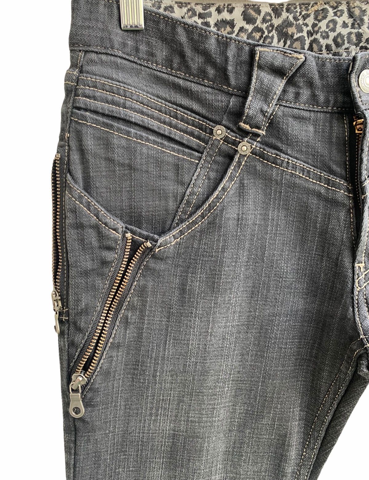 Japanese Brand Japanese Brand PPFM Leopard Denim Size US 29 - 8 Thumbnail