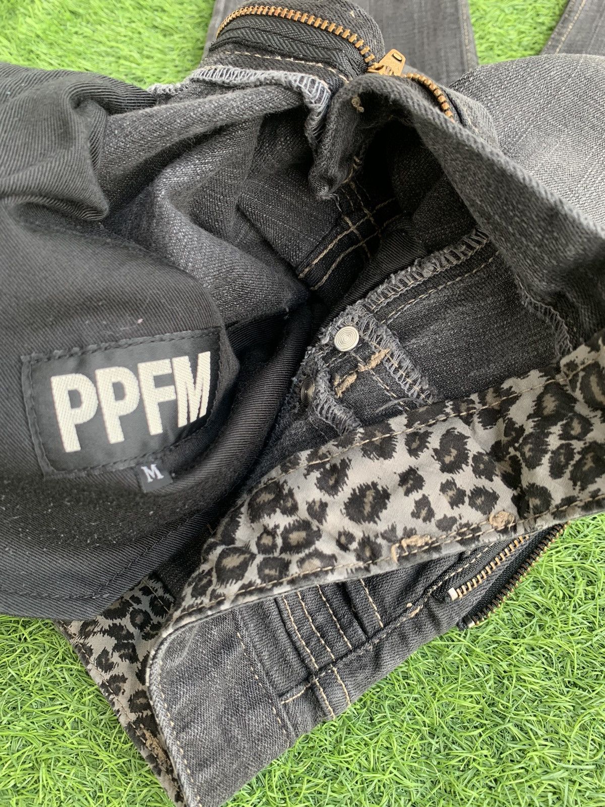 Japanese Brand Japanese Brand PPFM Leopard Denim Size US 29 - 12 Thumbnail