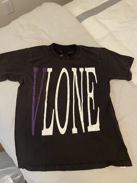 Vlone purple 2024 staple tee