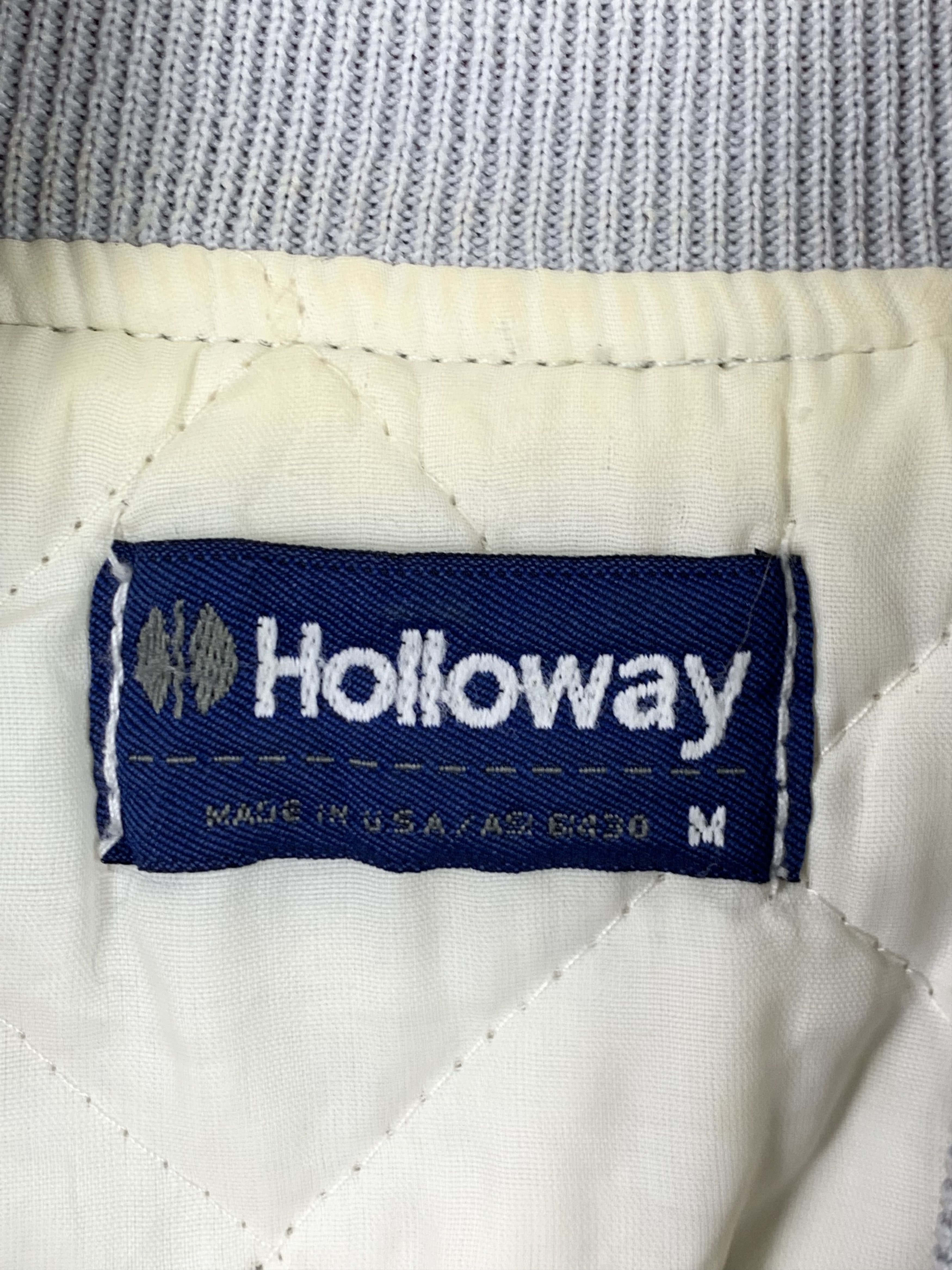 Holloway Vintage HOLLOWAY Quilted Lining Bombers Jacket J0452 Size US M / EU 48-50 / 2 - 10 Thumbnail