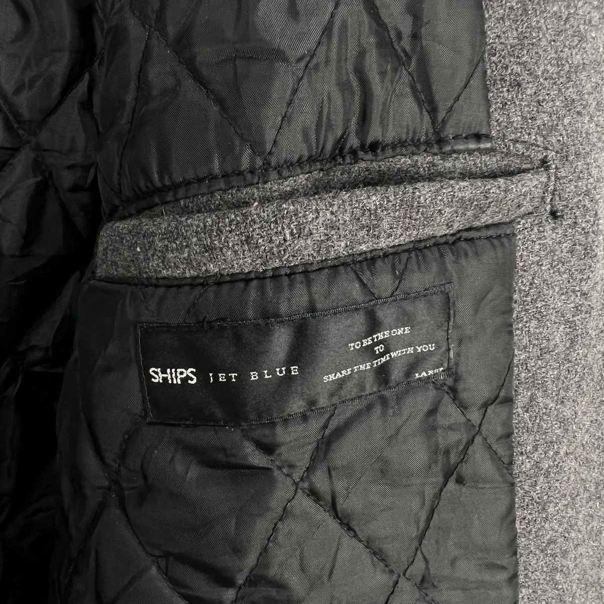 Japanese Brand BUTTON WOOL JACKET SHIPS JET BLUE INSPIRED ISSEY MIYAKE Size US L / EU 52-54 / 3 - 11 Thumbnail