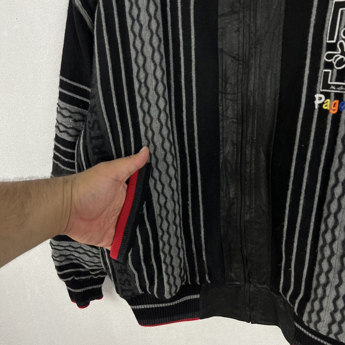 Japanese Brand VINTAGE PAGELO STRIPED VARSITY JACKET BIG LOGO Size US L / EU 52-54 / 3 - 6 Thumbnail
