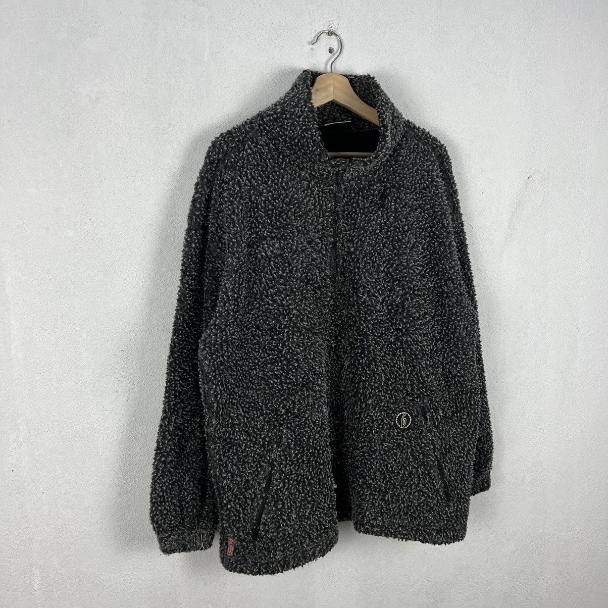 Japanese Brand VINTAGE GENUINE BUGLE BOY PRODUCT FLEECE JACKET Size US L / EU 52-54 / 3 - 2 Thumbnail