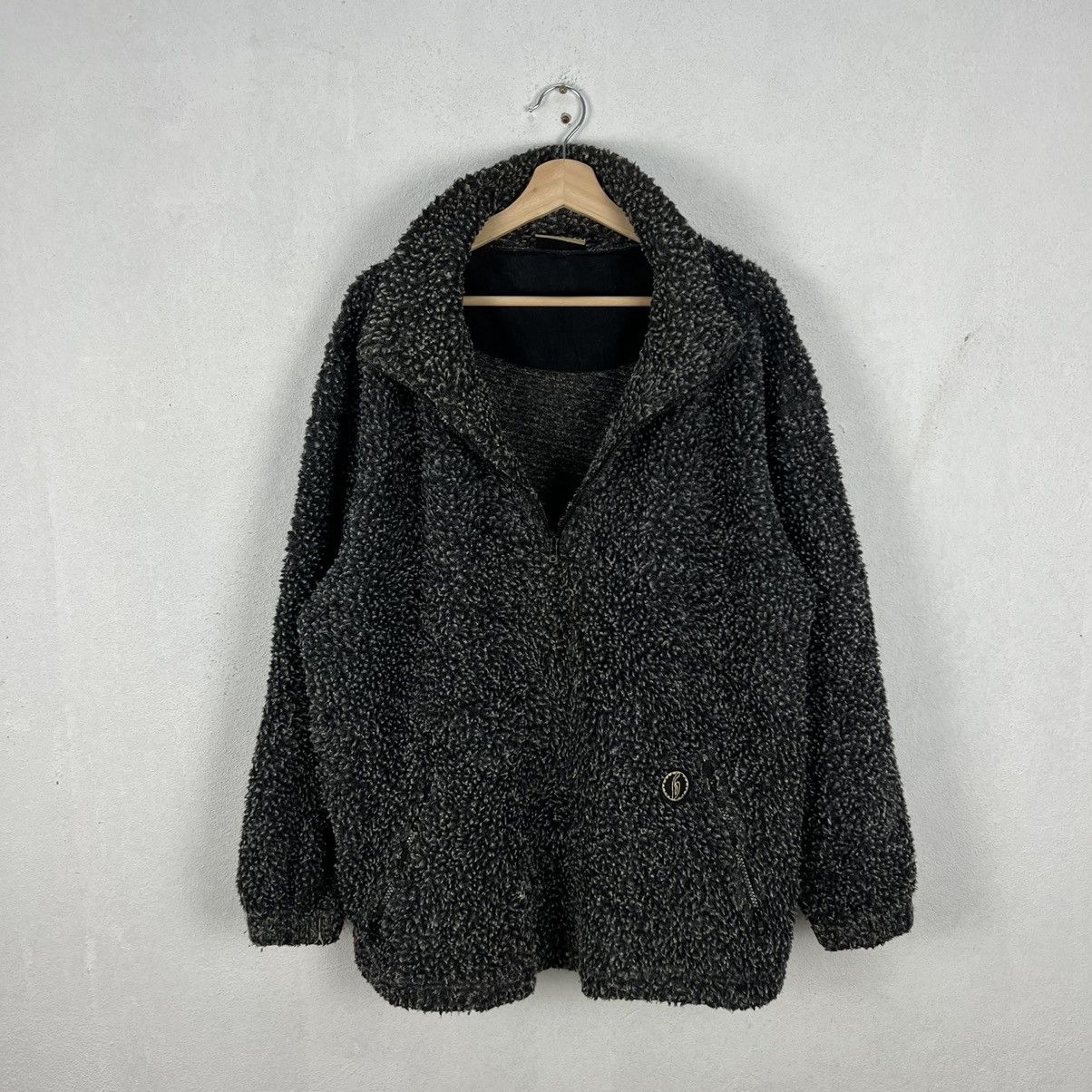 Japanese Brand VINTAGE GENUINE BUGLE BOY PRODUCT FLEECE JACKET Size US L / EU 52-54 / 3 - 10 Thumbnail
