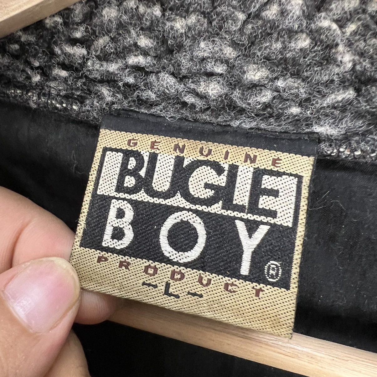 Japanese Brand VINTAGE GENUINE BUGLE BOY PRODUCT FLEECE JACKET Size US L / EU 52-54 / 3 - 11 Thumbnail