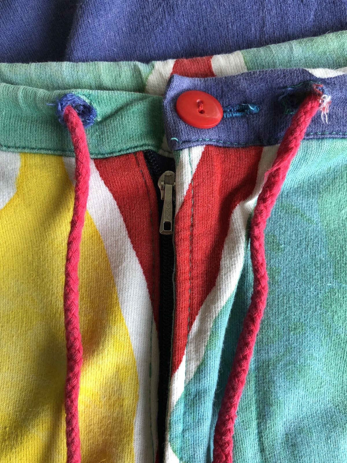 Japanese Brand RARE‼️Aztec 🇯🇵 Fabric Abstract Color Drawstring Pant Size US 34 / EU 50 - 5 Thumbnail