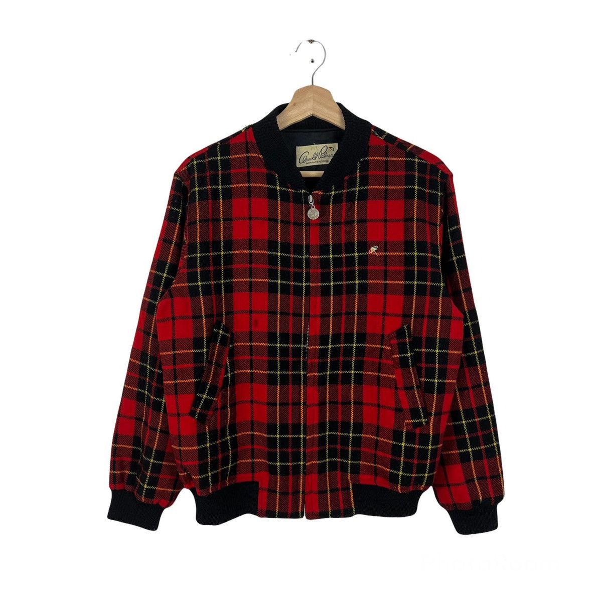 Japanese Brand VINTAGE ARNOLD PALMER BOMBER JACKET TARTAN DESIGN PUNK STYLE Size US M / EU 48-50 / 2 - 1 Thumbnail