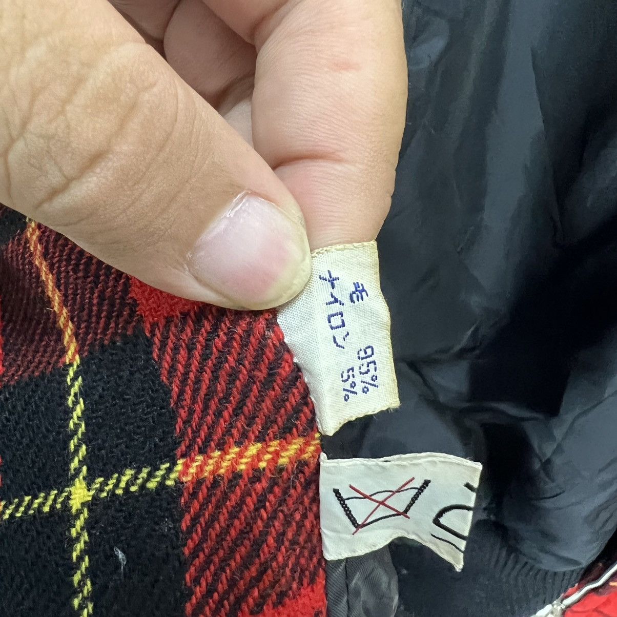 Japanese Brand VINTAGE ARNOLD PALMER BOMBER JACKET TARTAN DESIGN PUNK STYLE Size US M / EU 48-50 / 2 - 12 Thumbnail