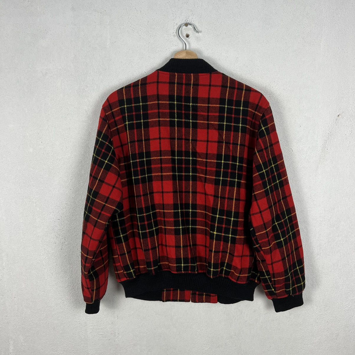 Japanese Brand VINTAGE ARNOLD PALMER BOMBER JACKET TARTAN DESIGN PUNK STYLE Size US M / EU 48-50 / 2 - 9 Thumbnail