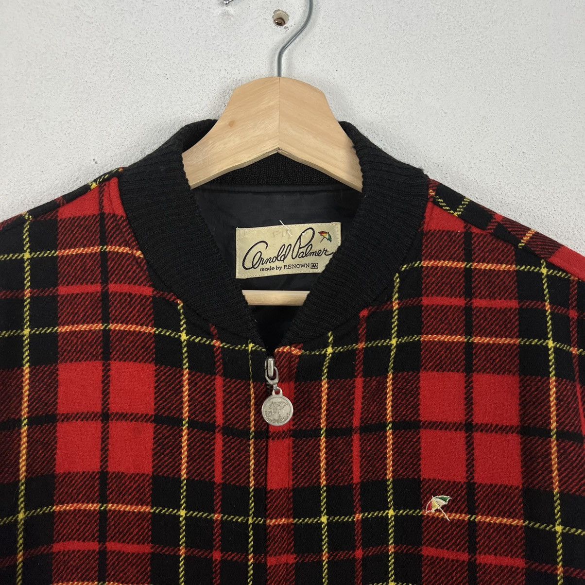 Japanese Brand VINTAGE ARNOLD PALMER BOMBER JACKET TARTAN DESIGN PUNK STYLE Size US M / EU 48-50 / 2 - 5 Thumbnail