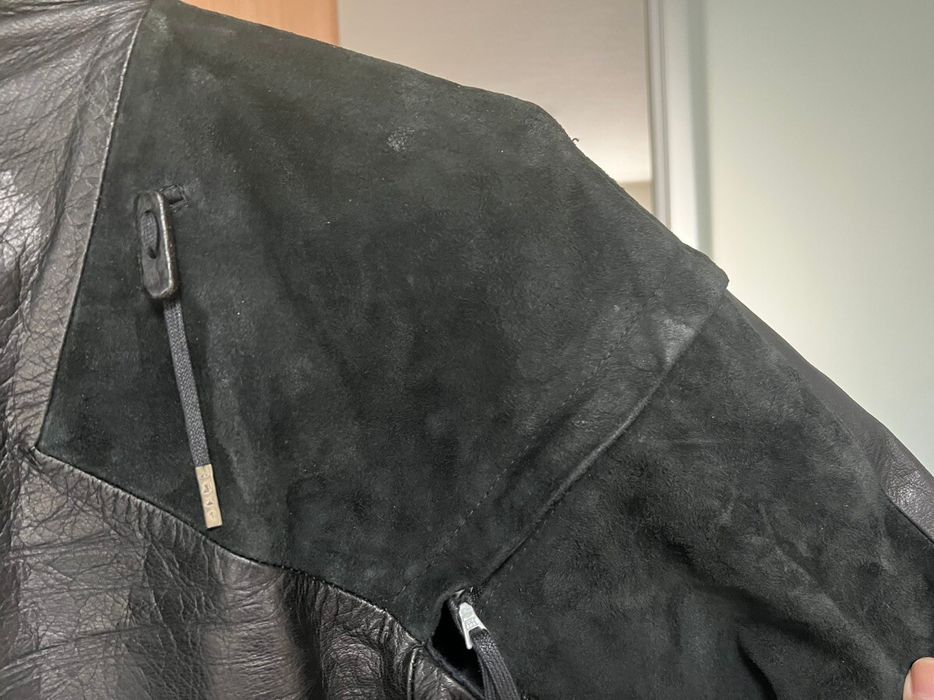Boris Bidjan Saberi J4 Leather Jacket with detachable sleeves | Grailed