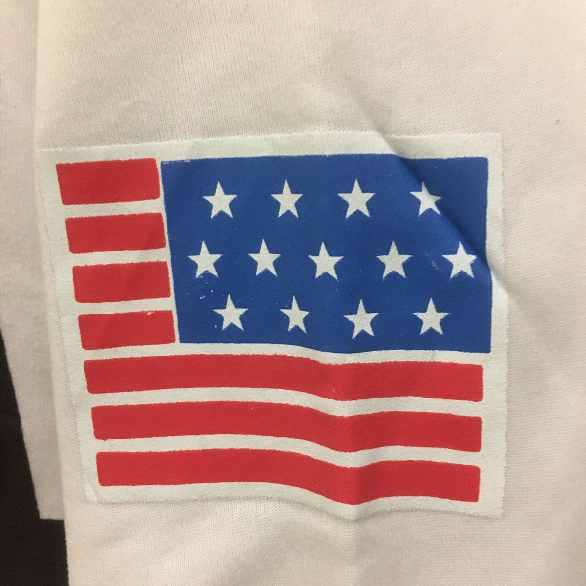 Japanese Brand Vintage USA Halfzip Biglogo USA patches American Flag Size US S / EU 44-46 / 1 - 6 Thumbnail