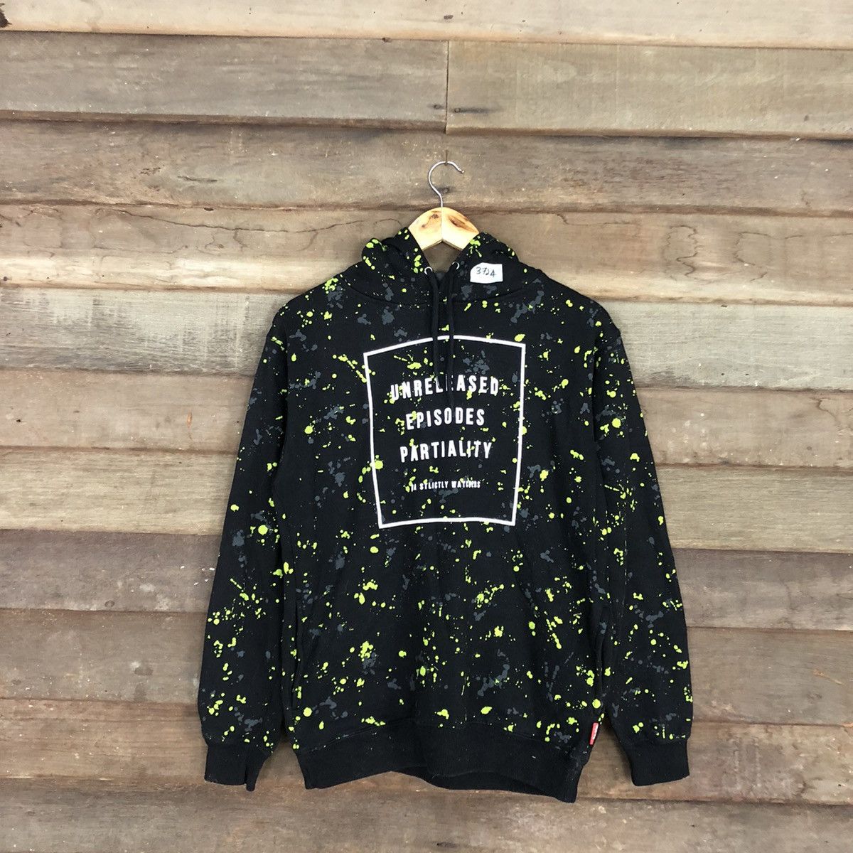 image of Vintage I’Lls Black Art Japan Hoodies 3724, Men's (Size Medium)