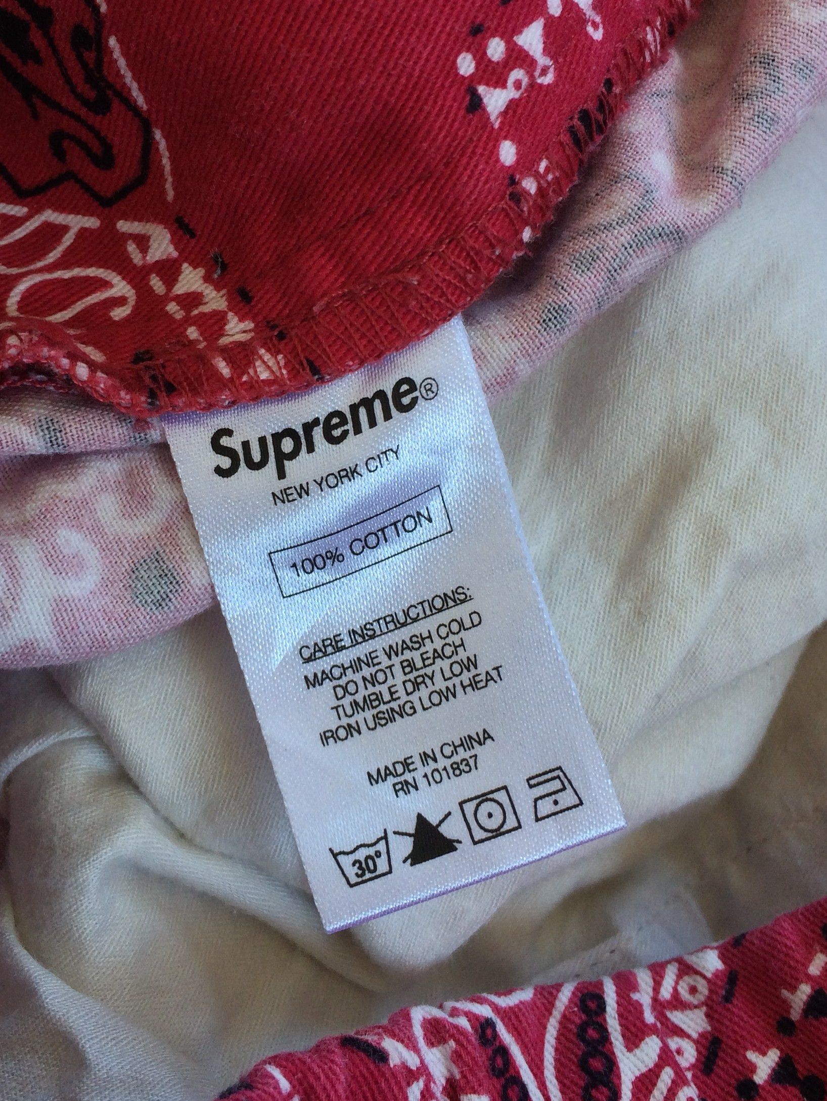 Supreme S/S 2015 Supreme Belted Bandana Shorts size small Size US 30 / EU 46 - 7 Thumbnail