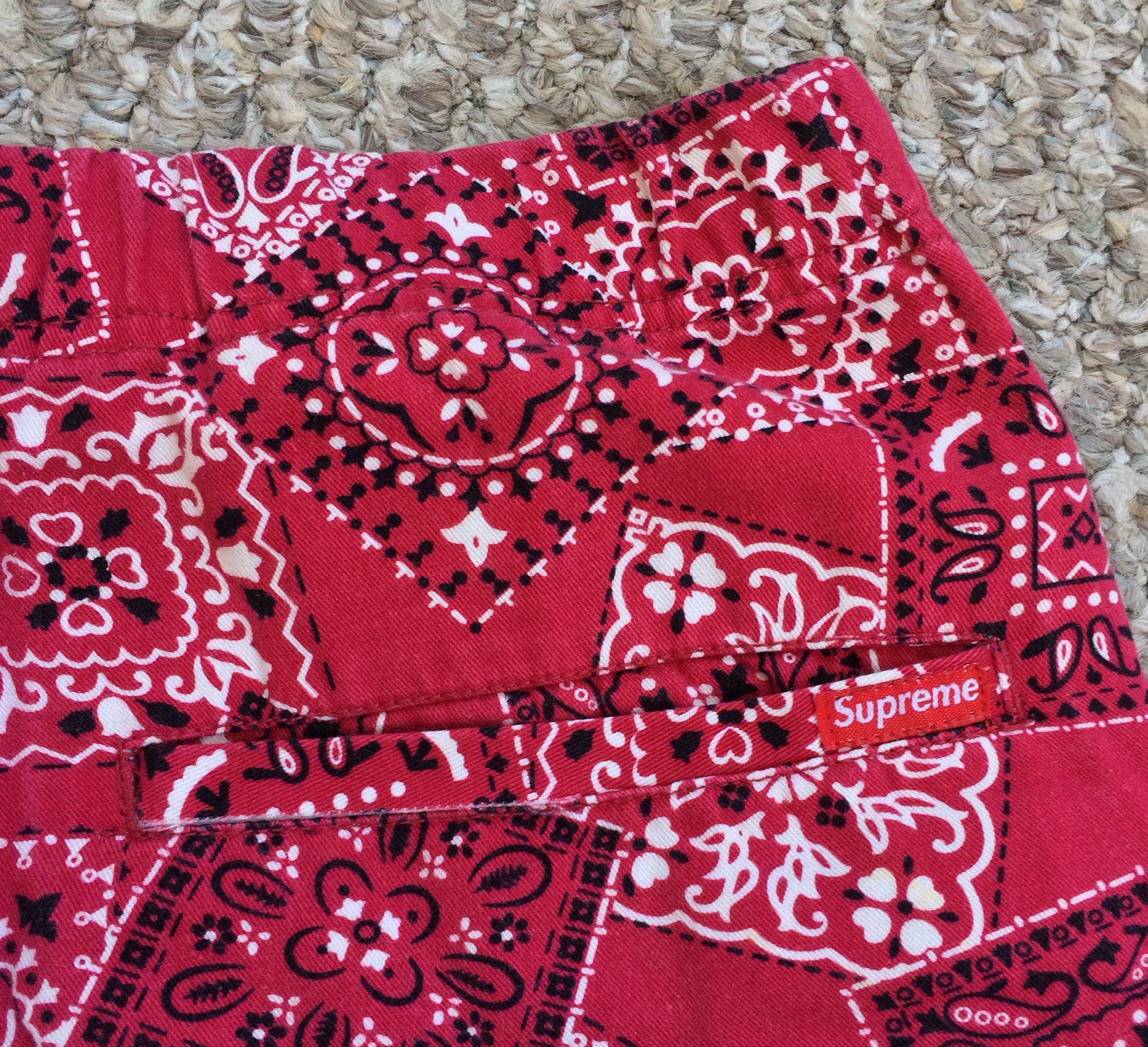 Supreme S/S 2015 Supreme Belted Bandana Shorts size small Size US 30 / EU 46 - 6 Thumbnail