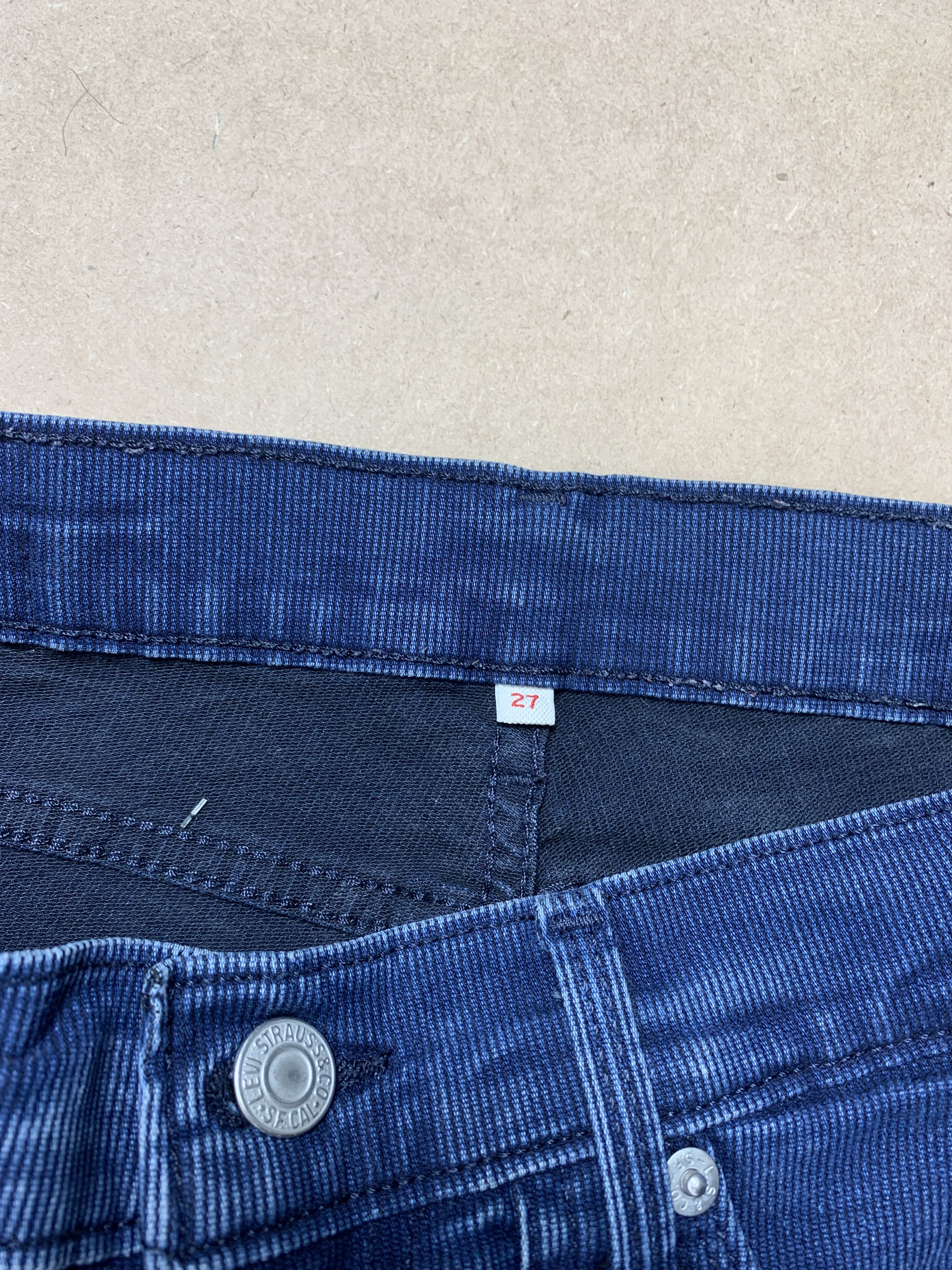 Levi's Vintage Levi's 477 Slim Stretch Front Pocket Jeans Size 25" / US 0 / IT 36 - 9 Thumbnail