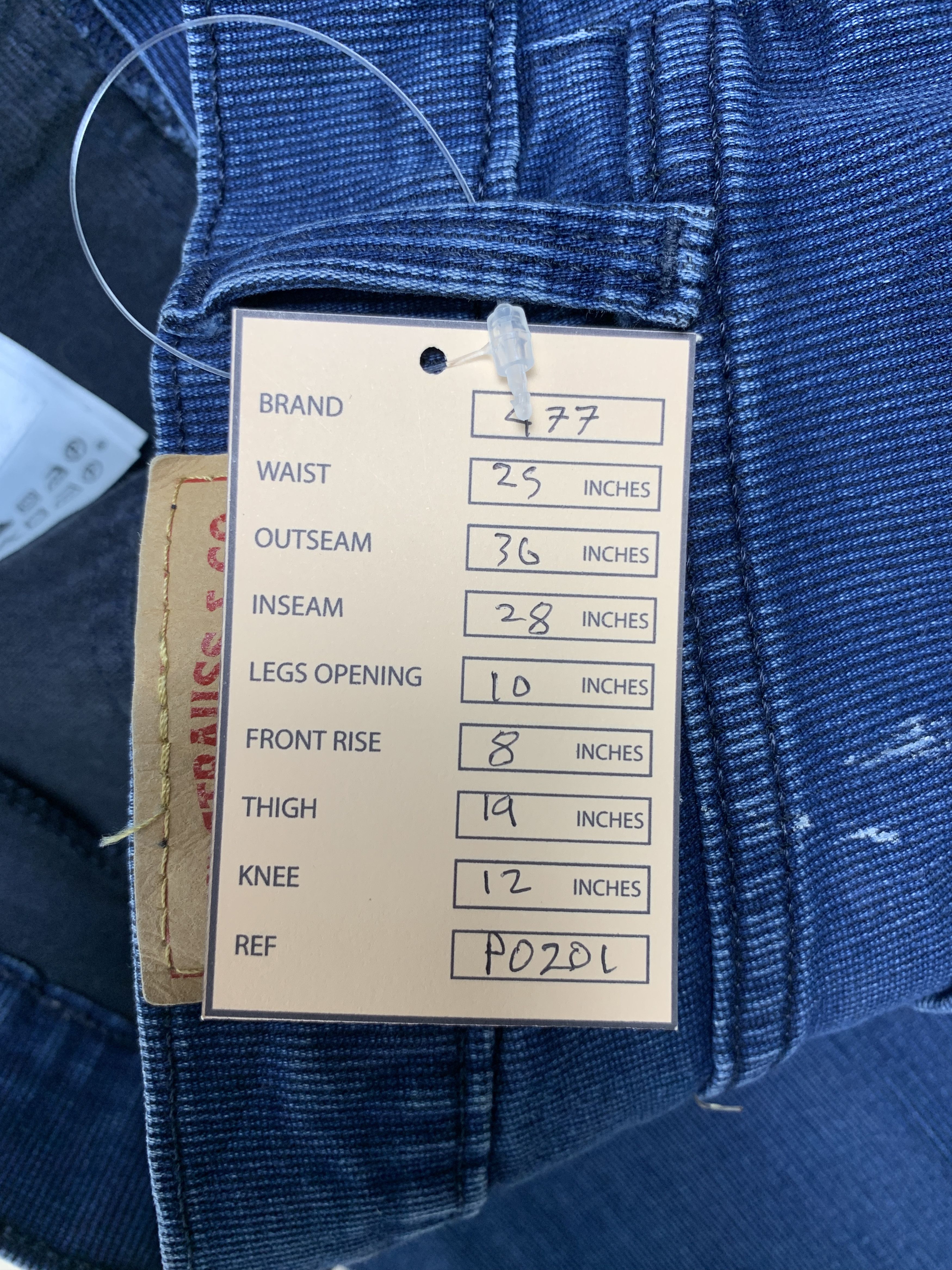 Levi's Vintage Levi's 477 Slim Stretch Front Pocket Jeans Size 25" / US 0 / IT 36 - 22 Thumbnail