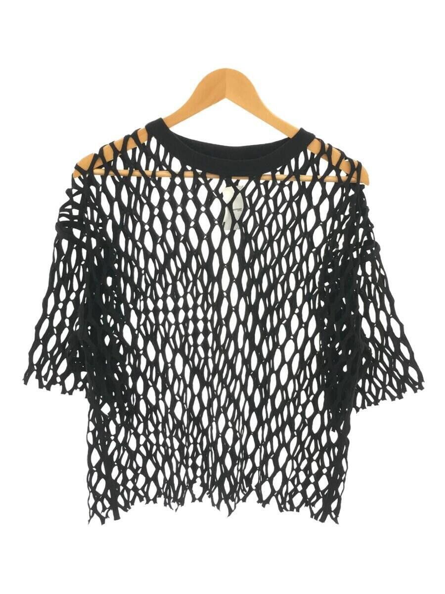 Dries Van Noten SS21 Oversized Cropped Fishnet Shirt Size US XS / EU 42 / 0 - 1 Thumbnail