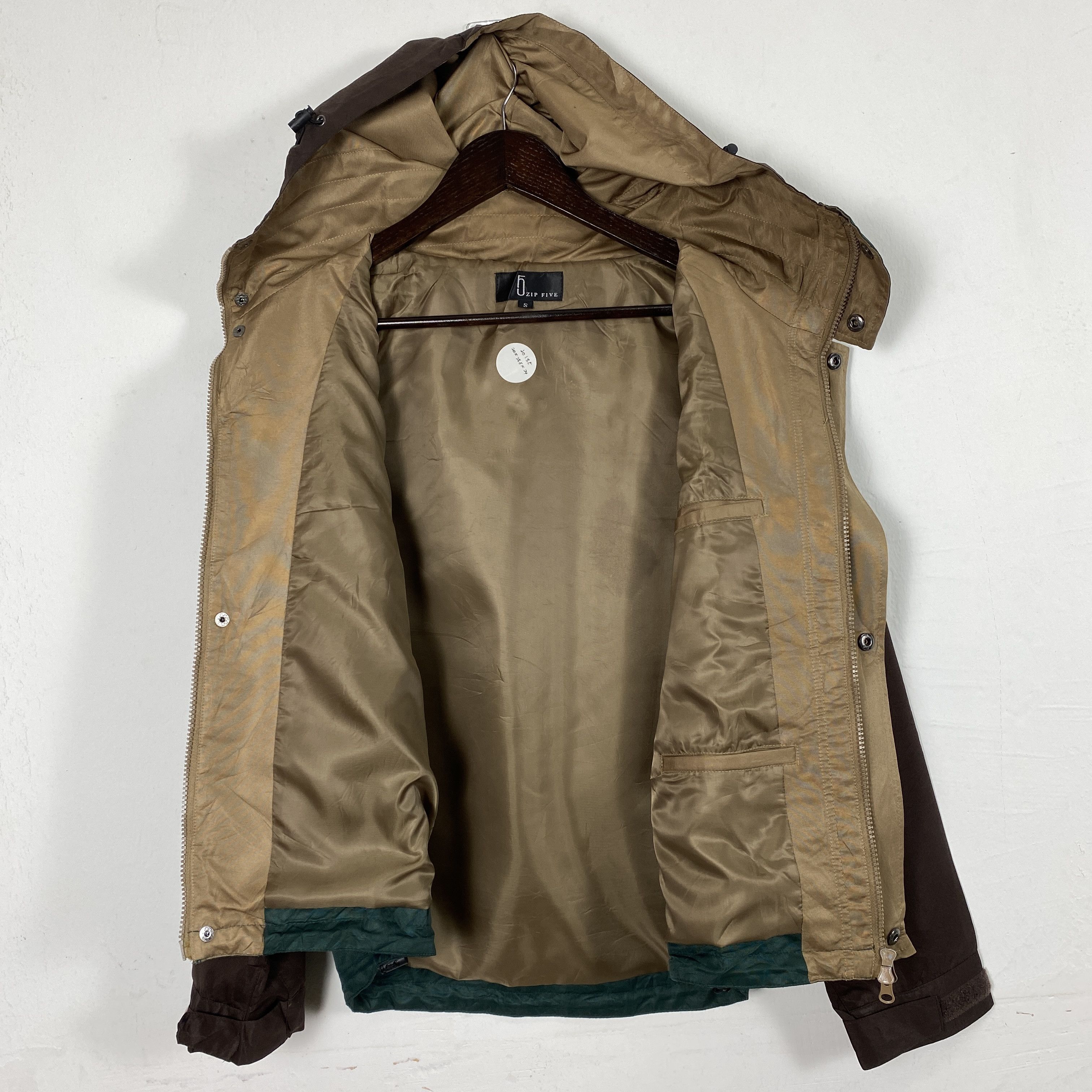 Japanese Brand Vintage 5ZipFive Winbreaker Multicolour Hoodie Jacket J0135 Size US S / EU 44-46 / 1 - 10 Thumbnail