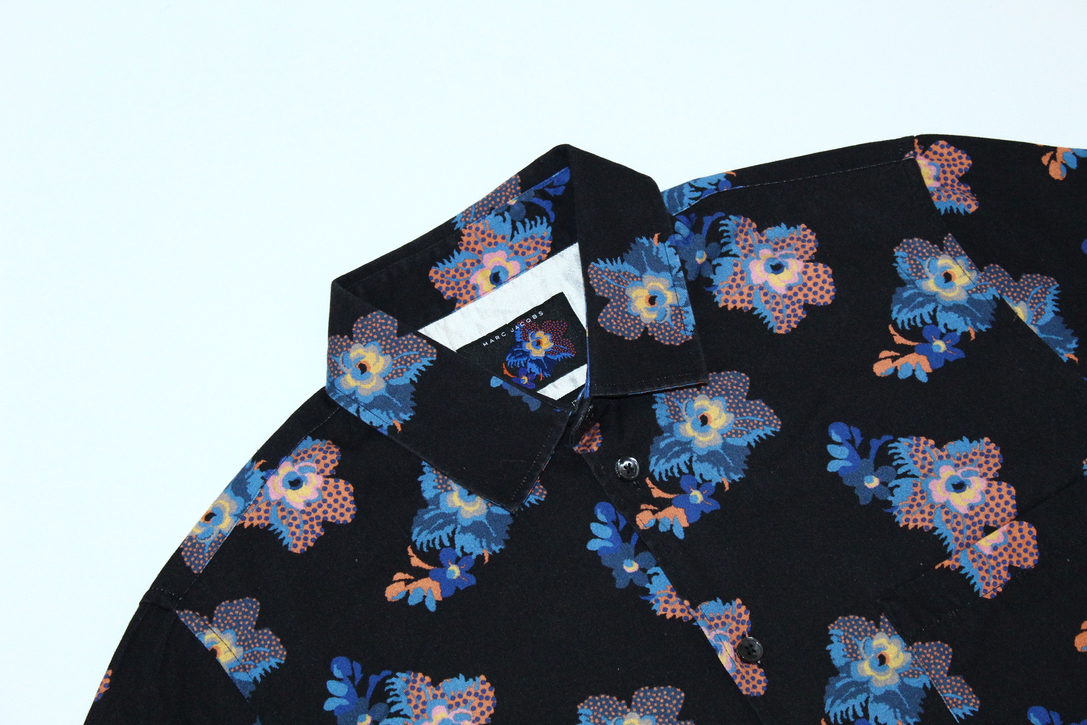 Marc Jacobs Marc Jacobs Hawaiian Floral Print S/S Shirt Size US L / EU 52-54 / 3 - 3 Thumbnail