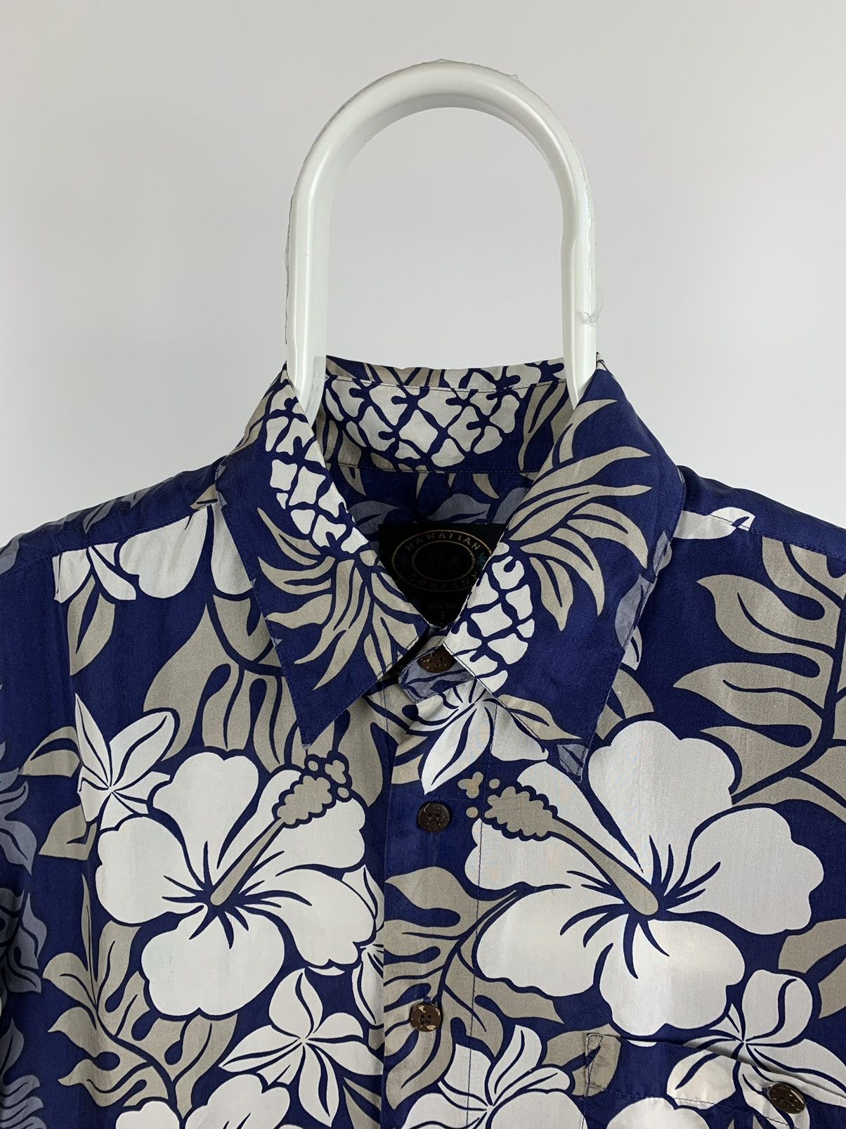 Vintage Vintage Hawaiian Silk Company Flower Silk Shirt Size US M / EU 48-50 / 2 - 5 Thumbnail
