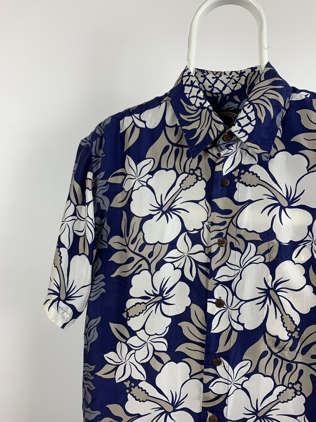 Vintage Vintage Hawaiian Silk Company Flower Silk Shirt Size US M / EU 48-50 / 2 - 4 Thumbnail