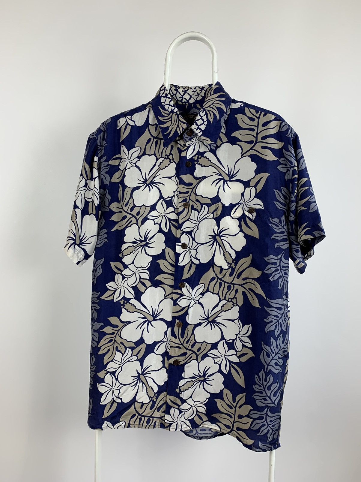 Vintage Vintage Hawaiian Silk Company Flower Silk Shirt Size US M / EU 48-50 / 2 - 1 Thumbnail