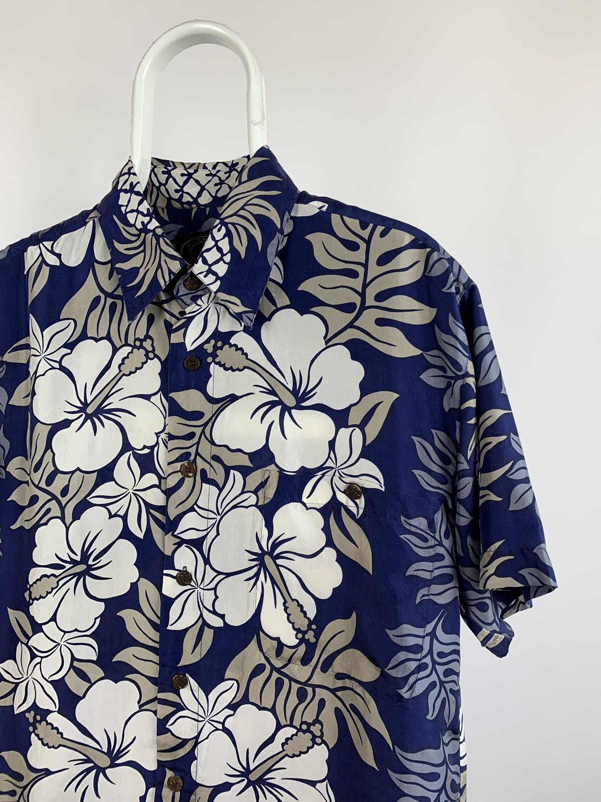 Vintage Vintage Hawaiian Silk Company Flower Silk Shirt Size US M / EU 48-50 / 2 - 3 Thumbnail