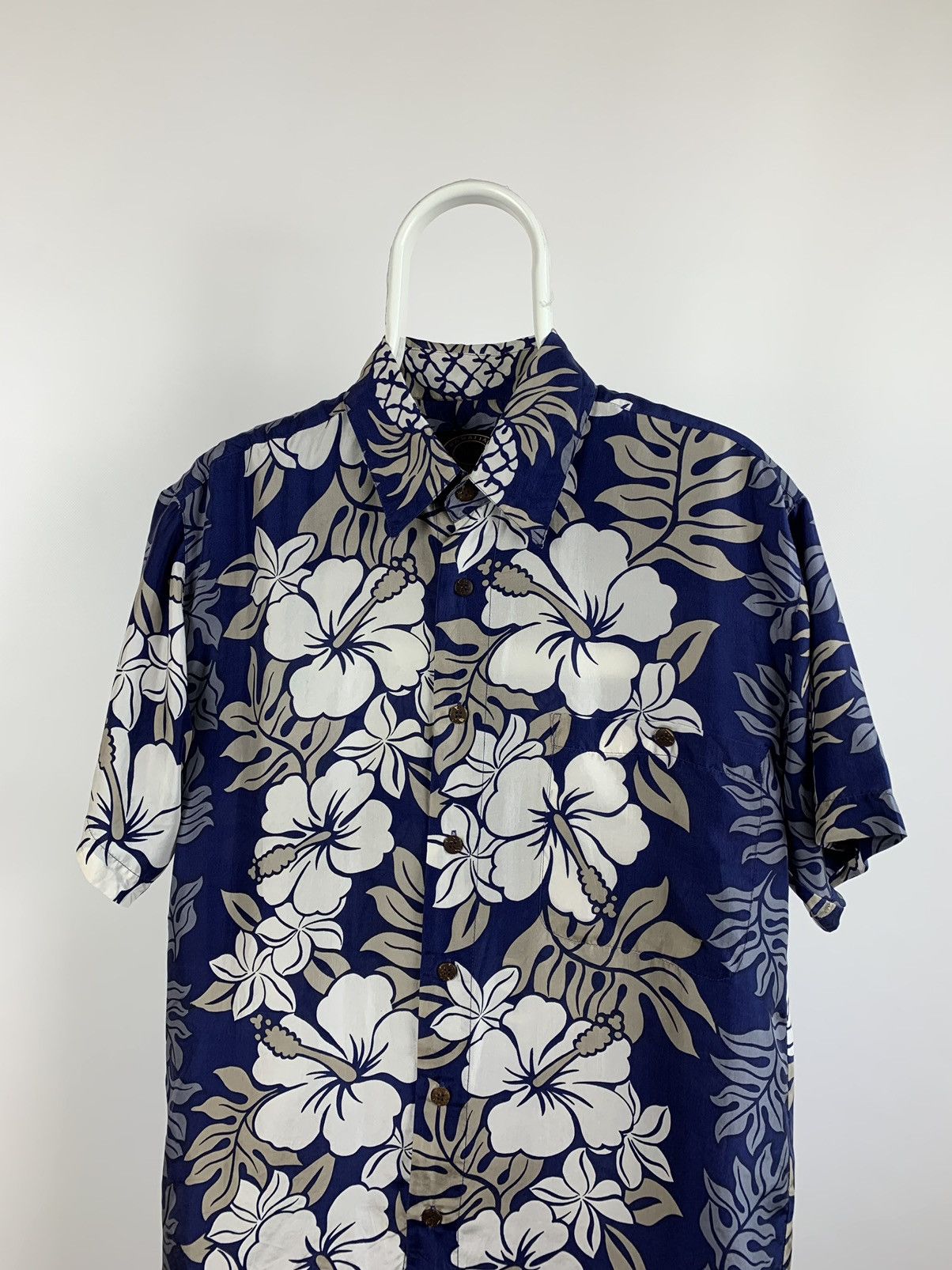 Vintage Vintage Hawaiian Silk Company Flower Silk Shirt Size US M / EU 48-50 / 2 - 2 Thumbnail