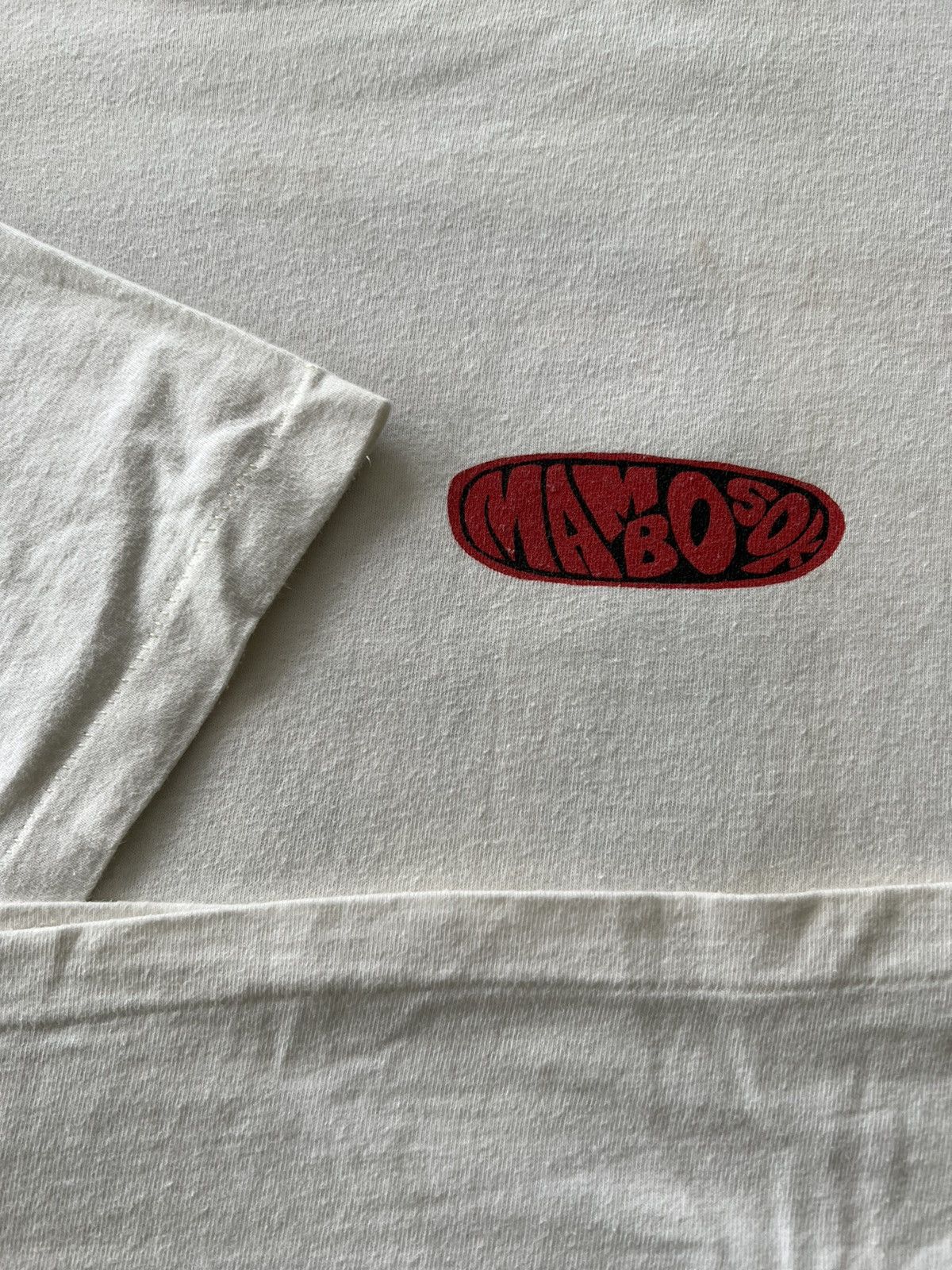 Band Tees Vintage 1993 Mambosok Surfing Snowboards White Tee Size US XL / EU 56 / 4 - 7 Thumbnail