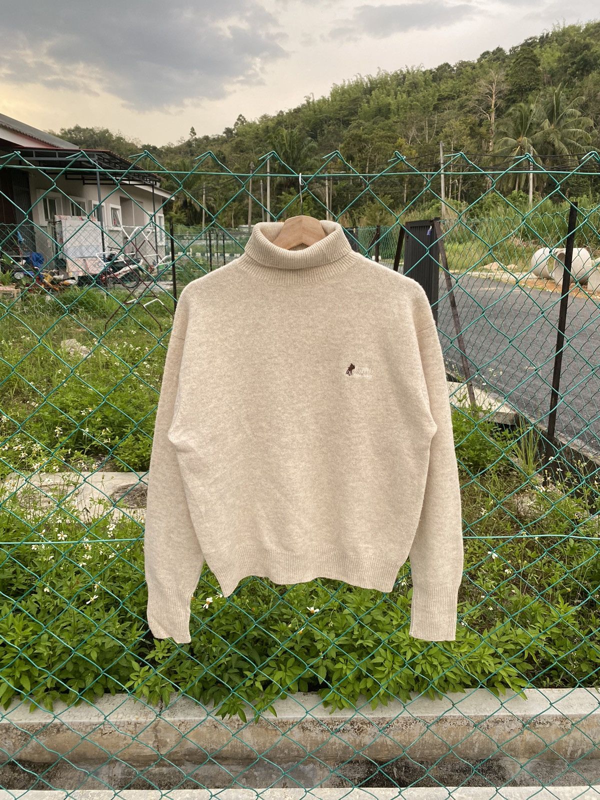 U.S. Polo Assn. Vintage U.S. Polo Association Turtleneck Wool Sweater Size US L / EU 52-54 / 3 - 1 Thumbnail