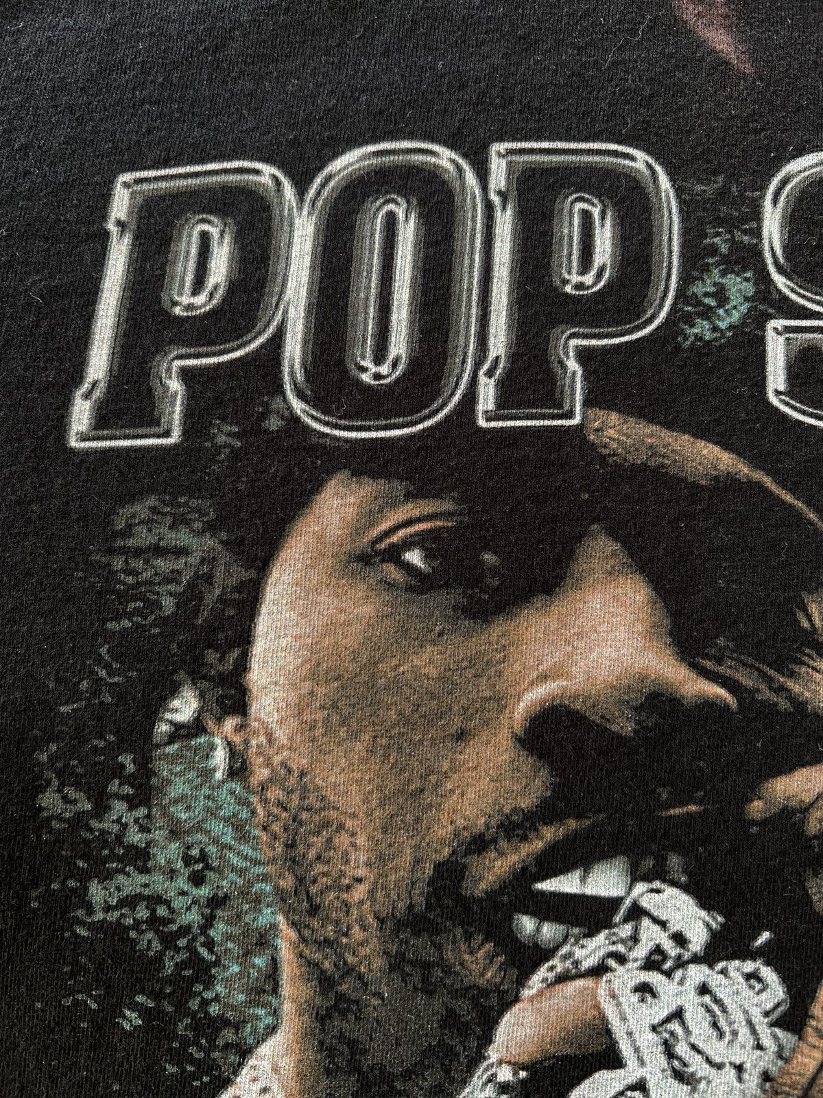 Band Tees Vintage Pop Smoke Long Live The Woo Rap Black Tee Size US M / EU 48-50 / 2 - 5 Thumbnail