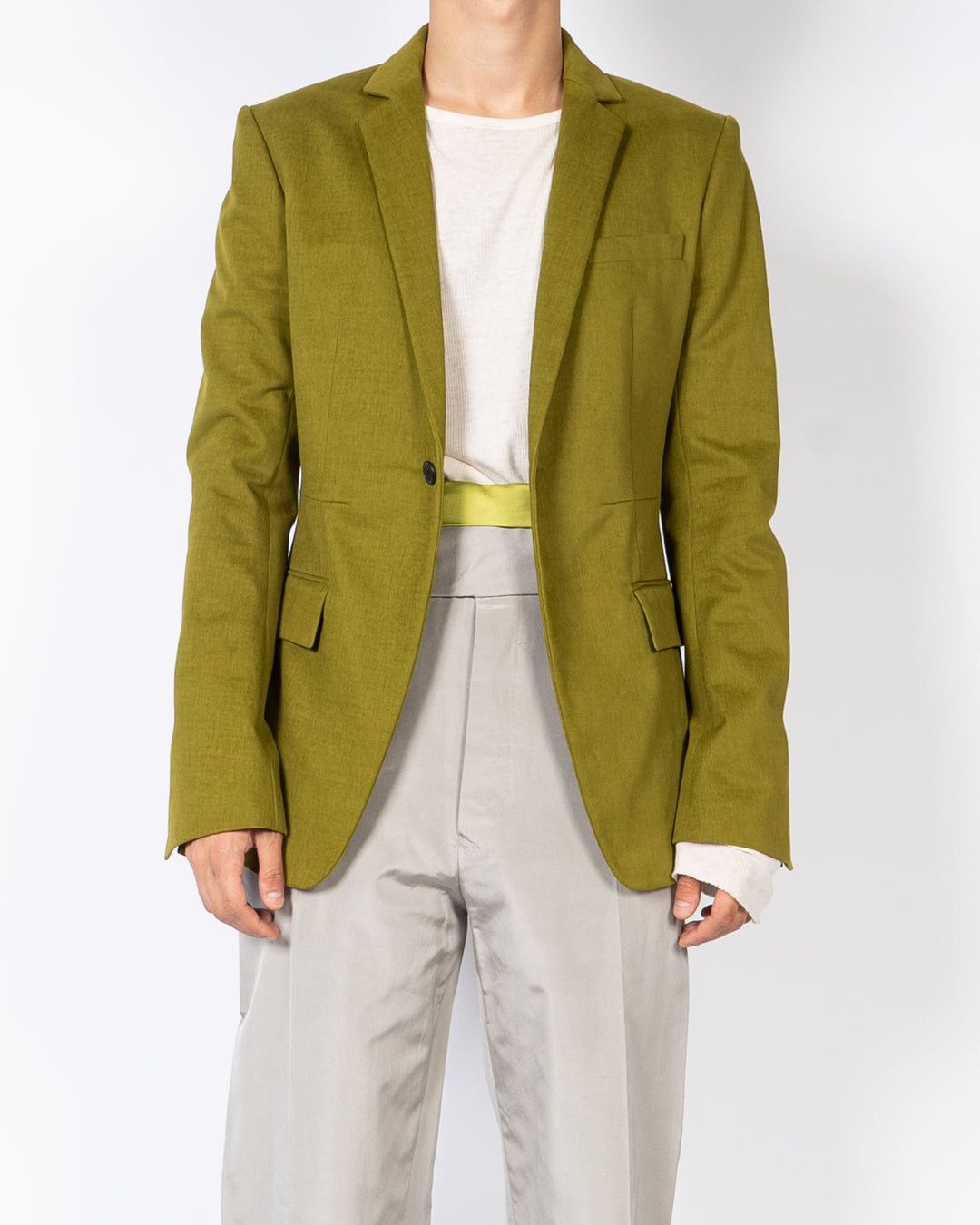 Haider Ackermann FW20 Poison Green Tuxedo Sample | Grailed
