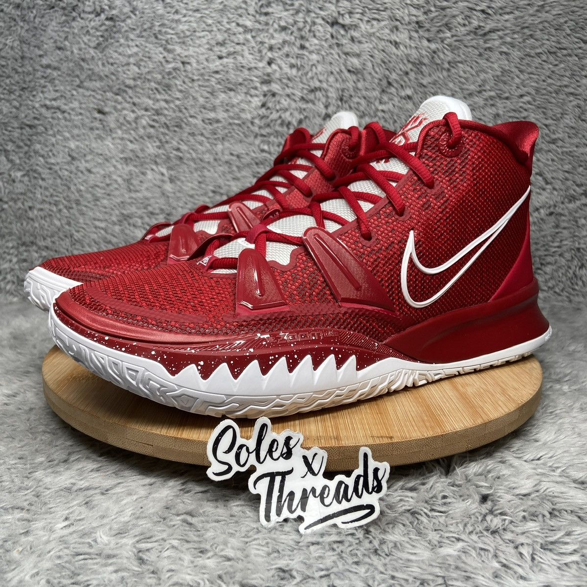 Nike Nike Kyrie 7 VII TB Tough Red White Basketball Men Size 13 Size US 13 / EU 46 - 5 Thumbnail