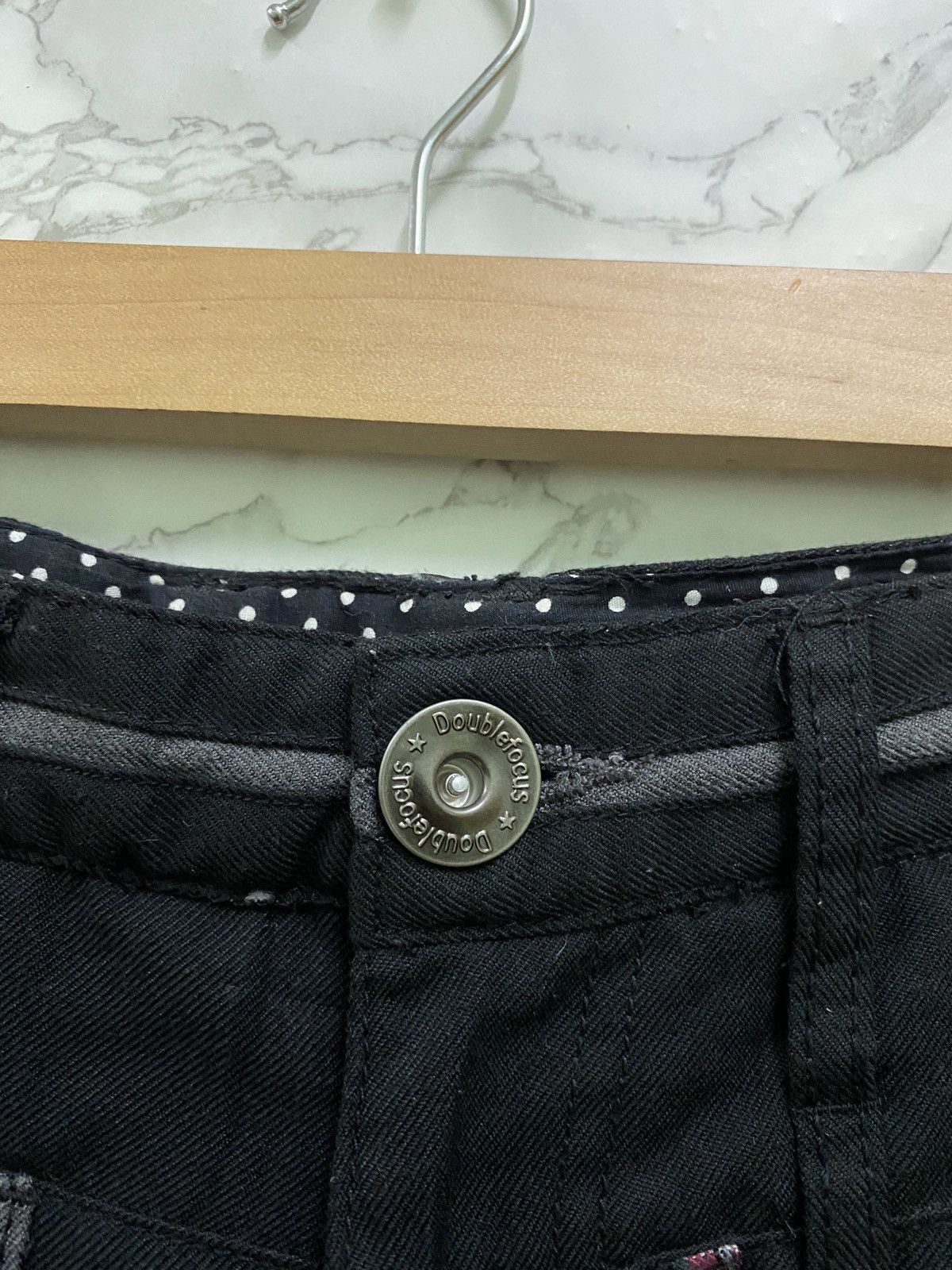 Designer × Japanese Brand Japanese DOUBLEFOCUS Bondage Tartan Design Double Waist Pant Size US 28 / EU 44 - 8 Thumbnail