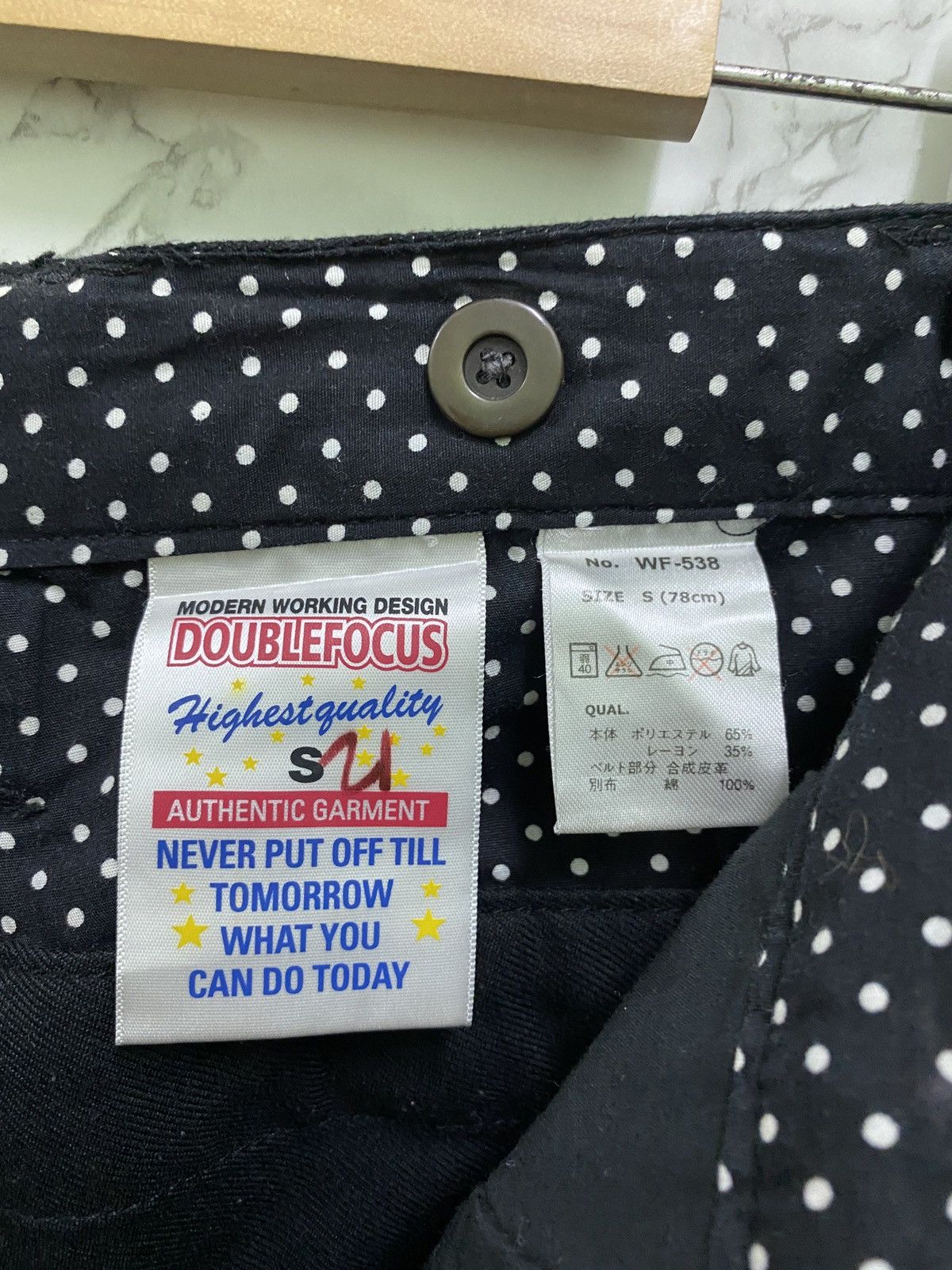Designer × Japanese Brand Japanese DOUBLEFOCUS Bondage Tartan Design Double Waist Pant Size US 28 / EU 44 - 13 Thumbnail
